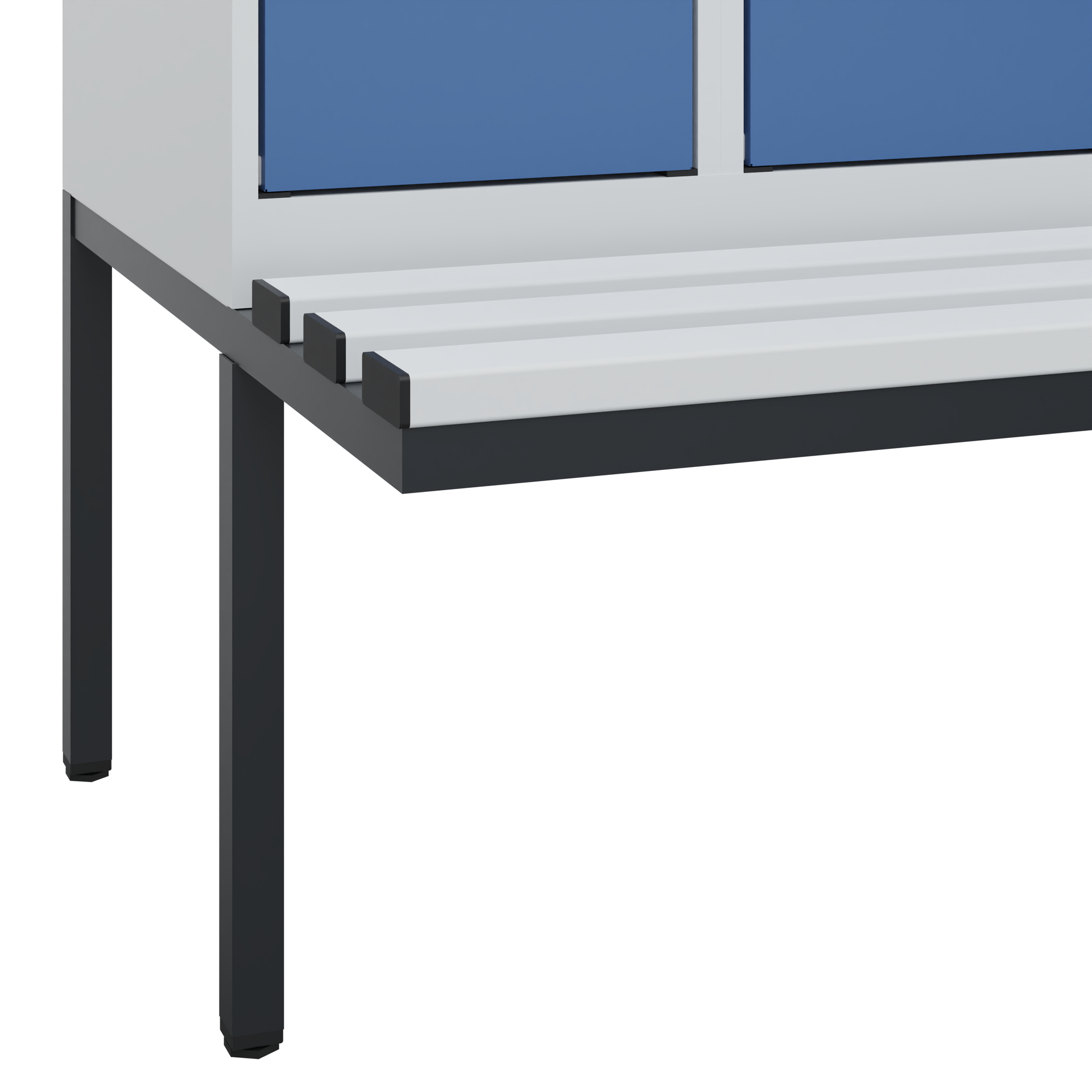 C+P Spind Evolo PLUS, Bank, 2 Abteil, 2120x600x815