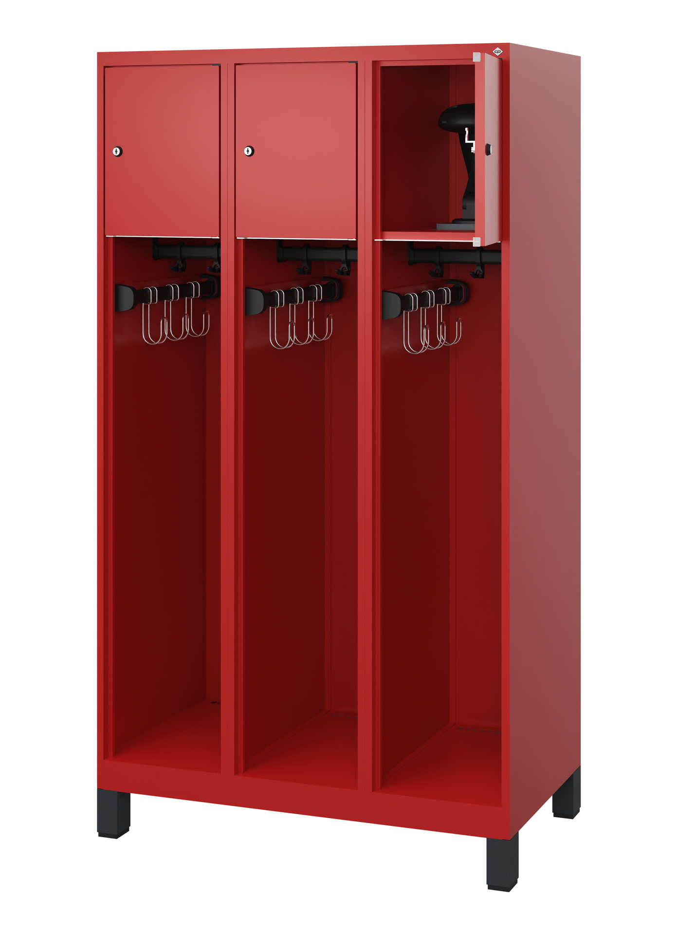 C+P Feuerwehrspind Youngster, 3 Abteile, 1530x900x