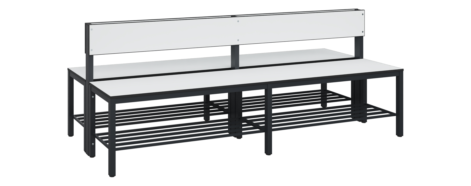 C+P Sitzbank Solid HPL, 774x2000x770mm, 7021/VK001