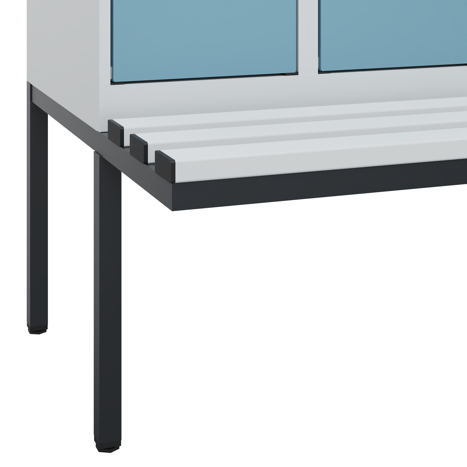 C+P Spind Evolo PLUS, Bank, 3 Abteile, 1950x900x81