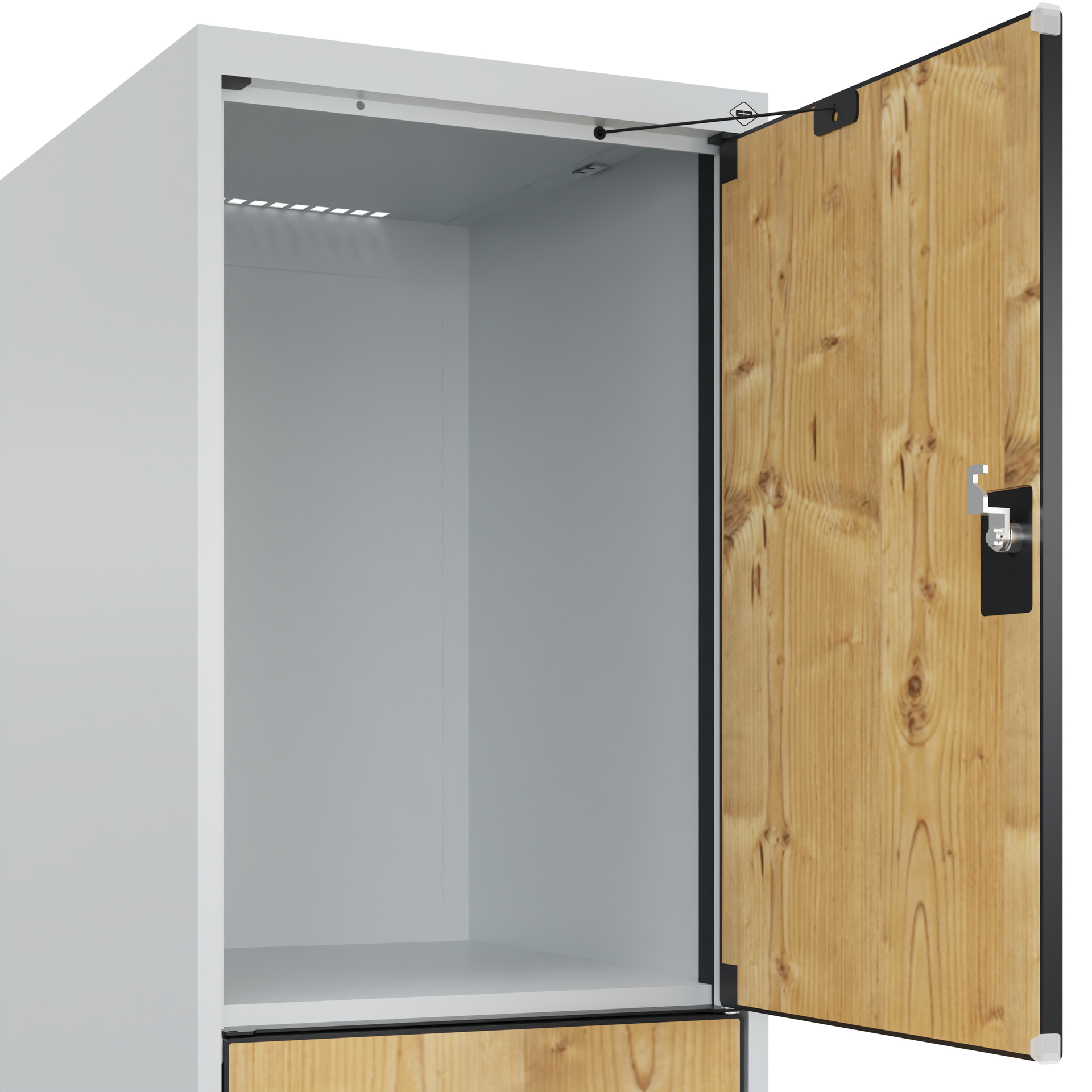 C+P Schlie�fachschrank Evolo PLUS, 3 F�cher, 1850x400x500mm