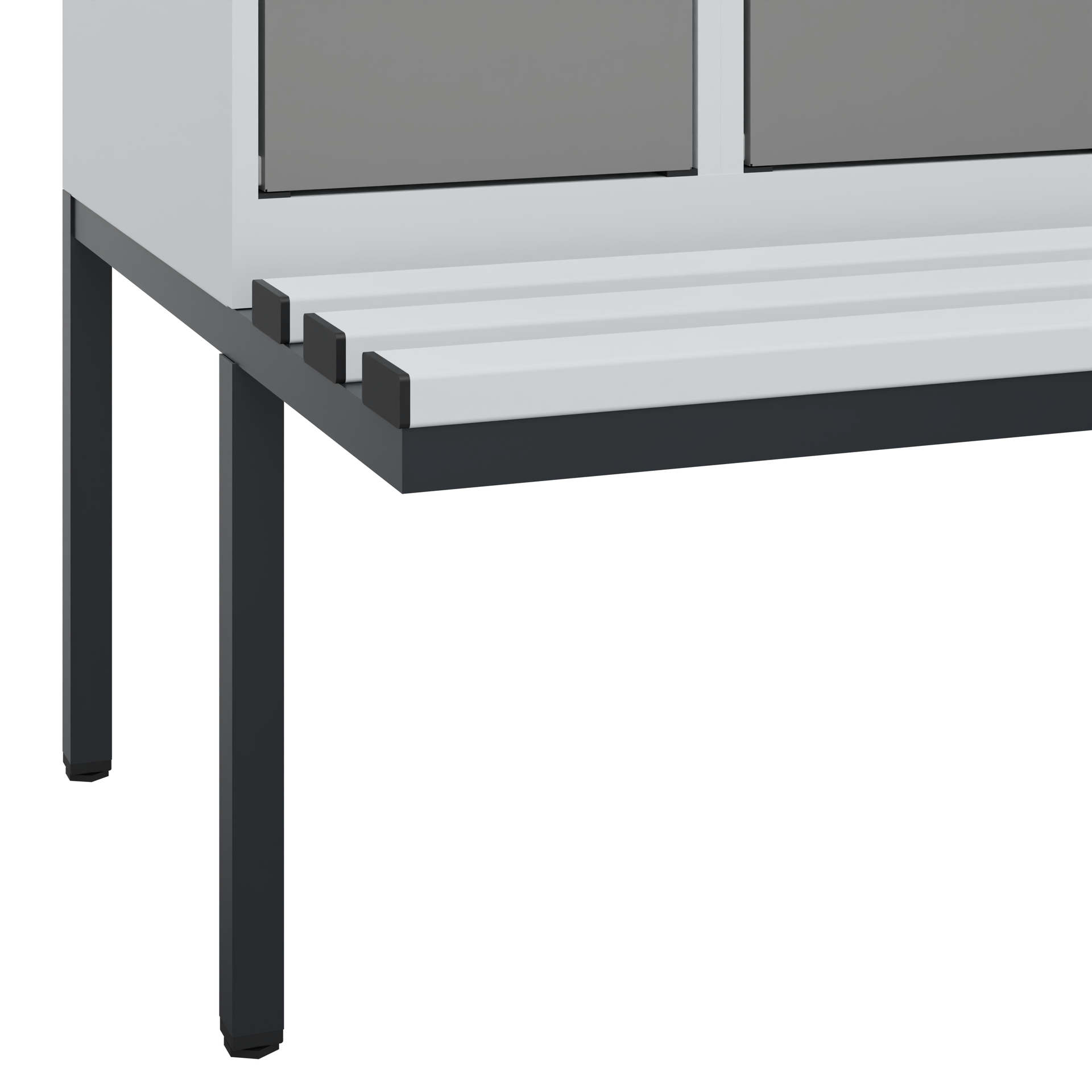 C+P Spind Evolo PLUS, Bank, 3 Abteile, 1950x900x81