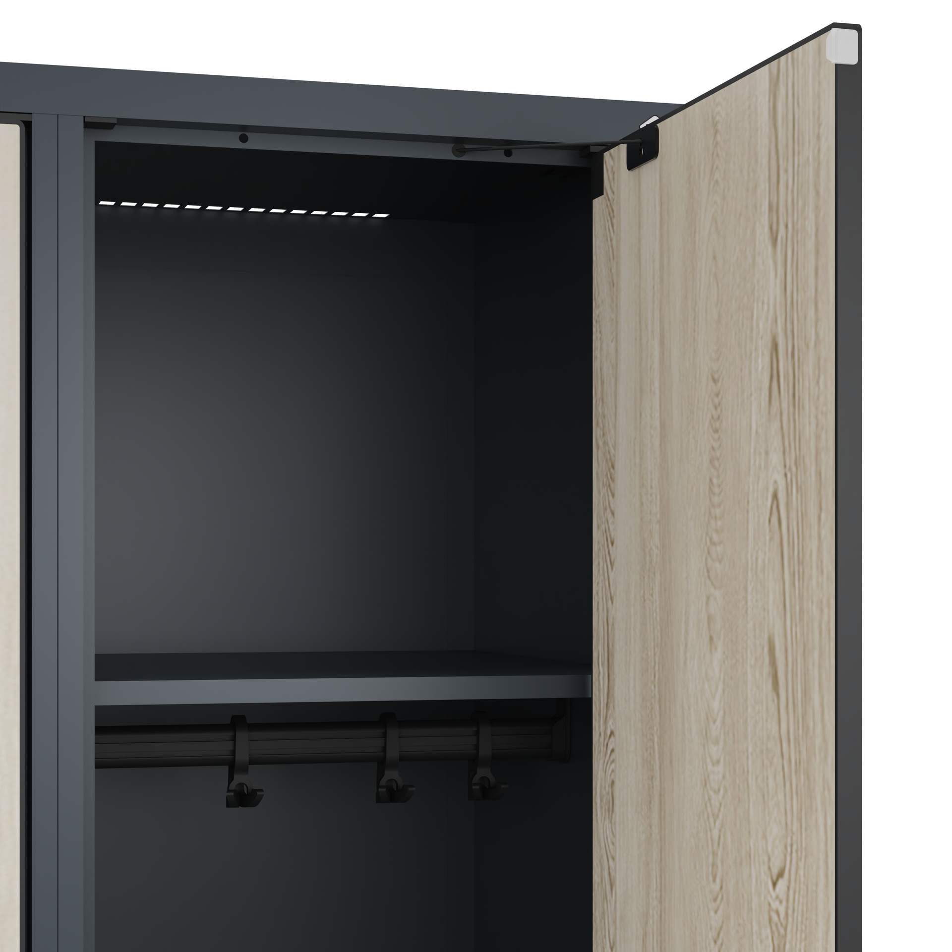 C+P Spind Evolo PLUS, 1 Abteil, 1530x400x500mm