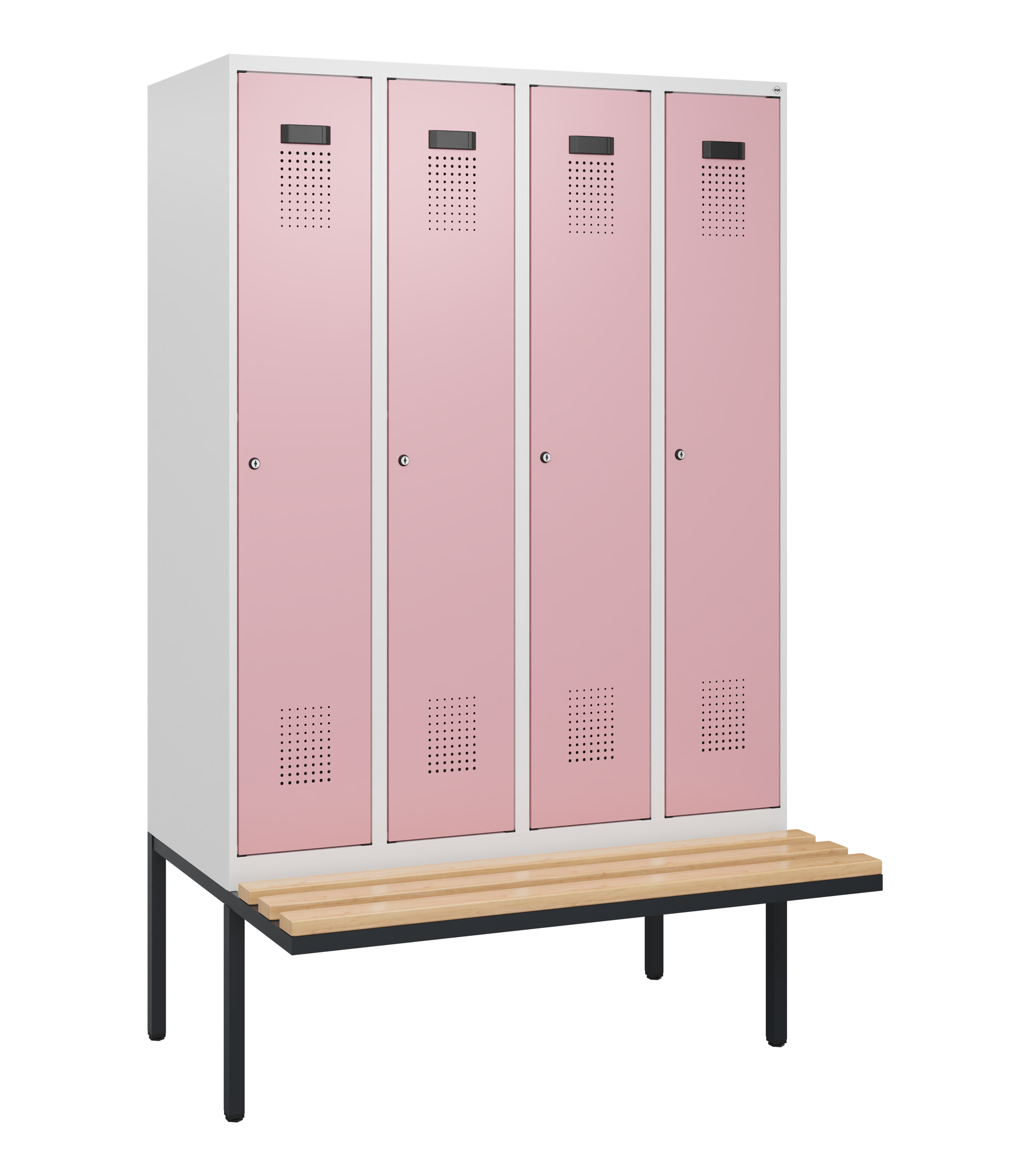 C+P Spind Evolo PLUS, Bank, 4 Abteile, 1950x1200x8