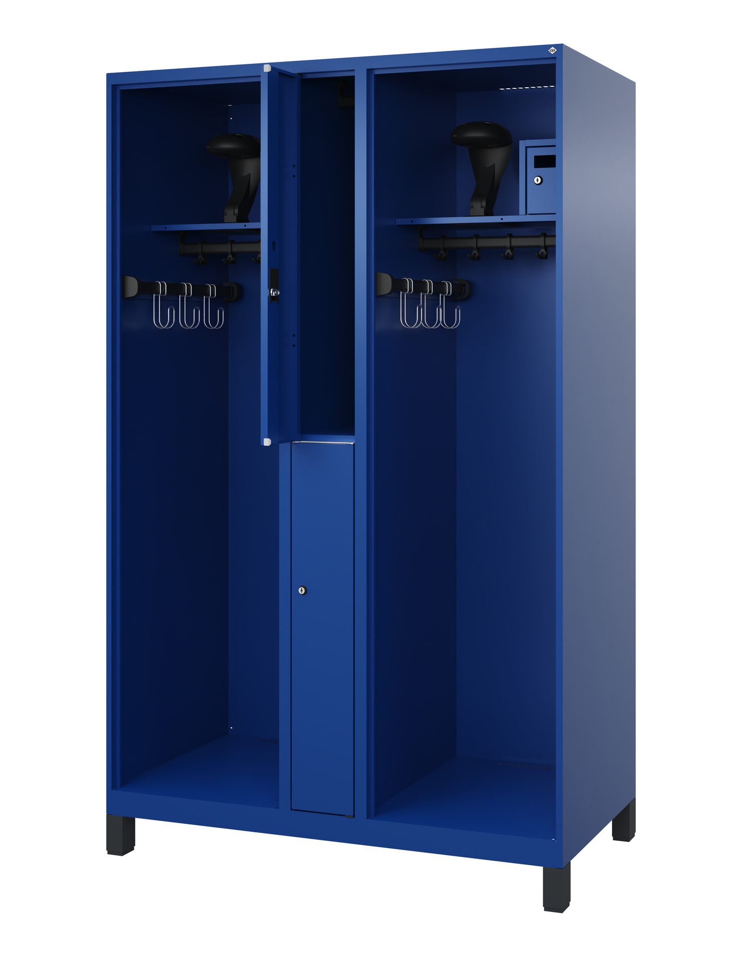 C+P Feuerwehrspind Maxi, 2 Fächer, 1850x1200x600mm