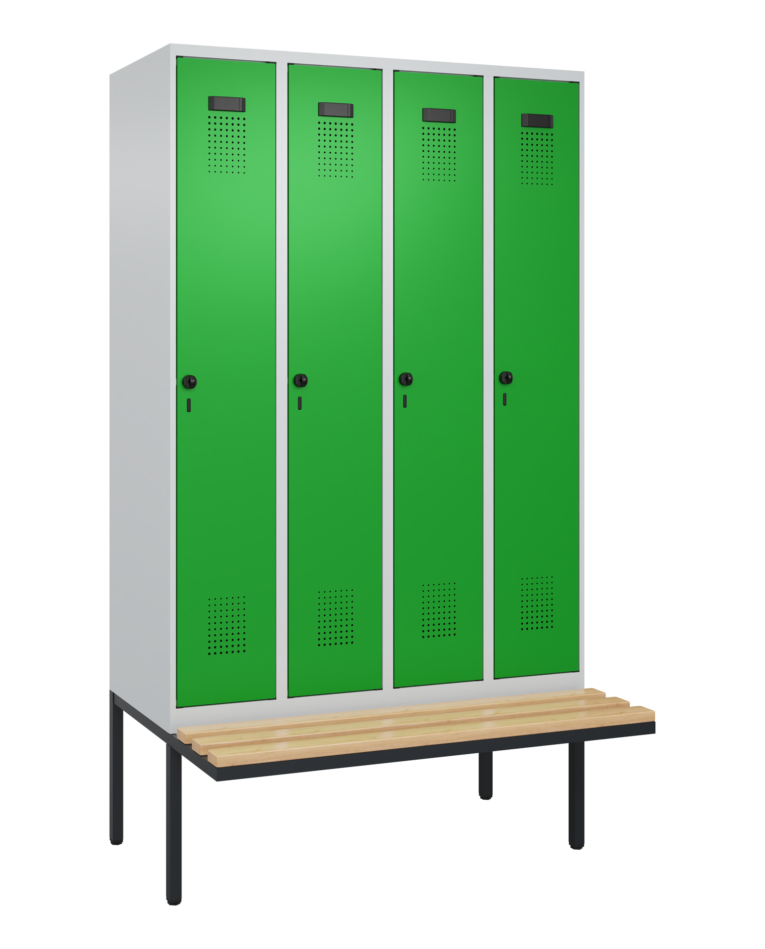 C+P Spind Evolo PLUS, Bank, 4 Abteile, 2120x1200x8