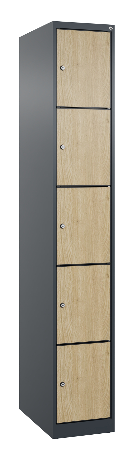 C+P Schlie�fachschrank Evolo PLUS, 5 F�cher, 1850x300x500mm