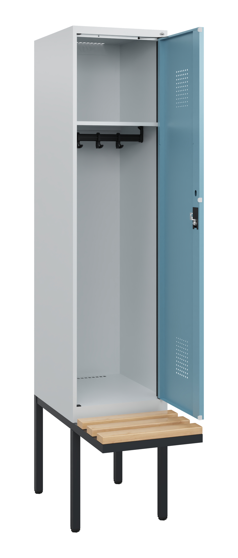 C+P Spind Evolo PLUS, Bank, 1 Abteil, 1950x400x815