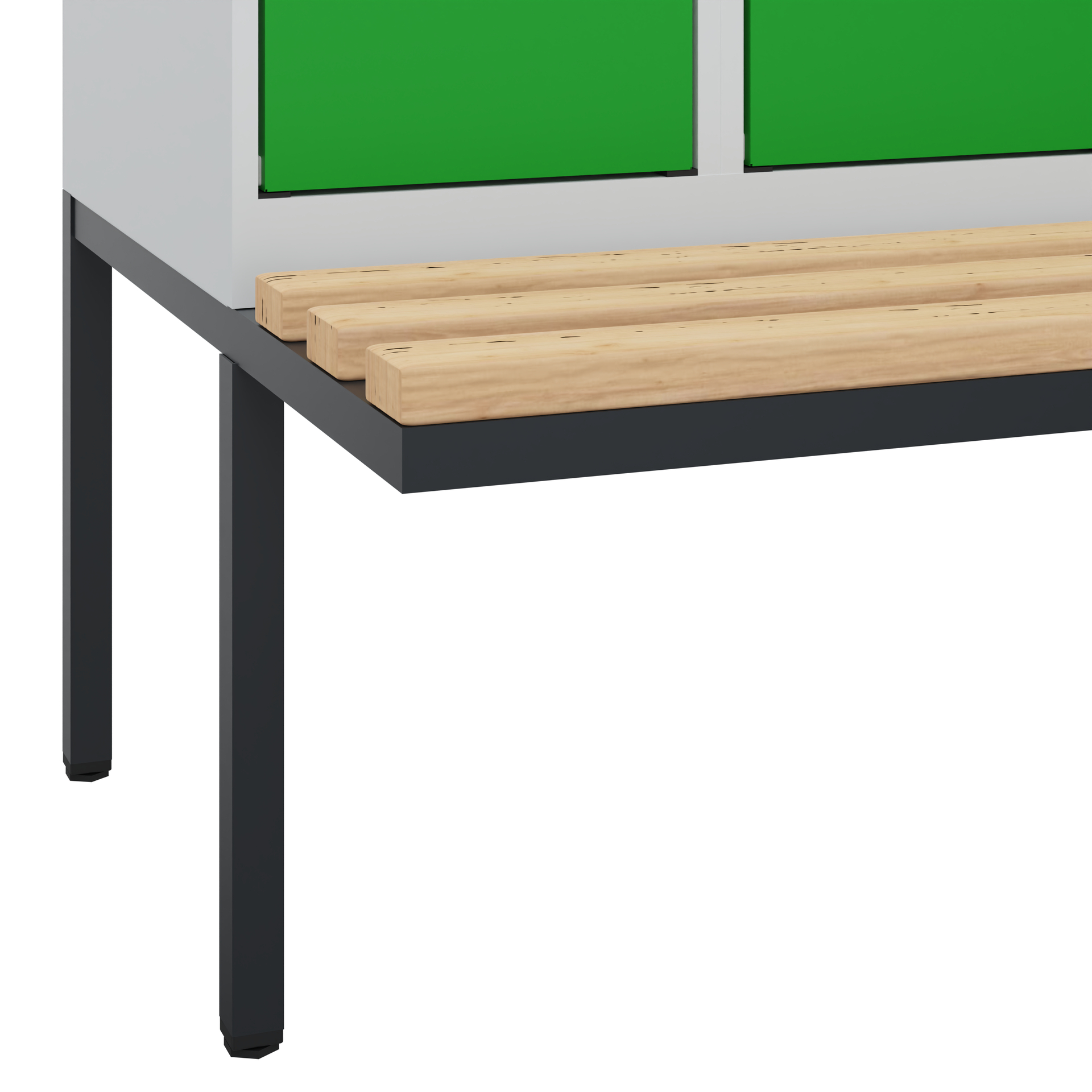 C+P Spind Evolo PLUS, Bank, 3 Abteile, 2120x900x81