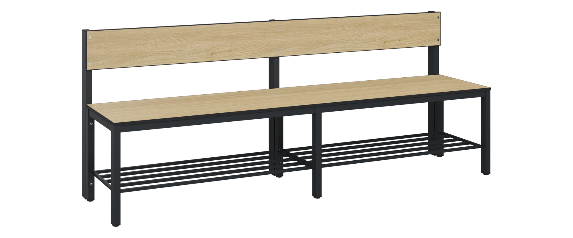 C+P Sitzbank Solid HPL, 774x2000x412mm, 7021/VK032
