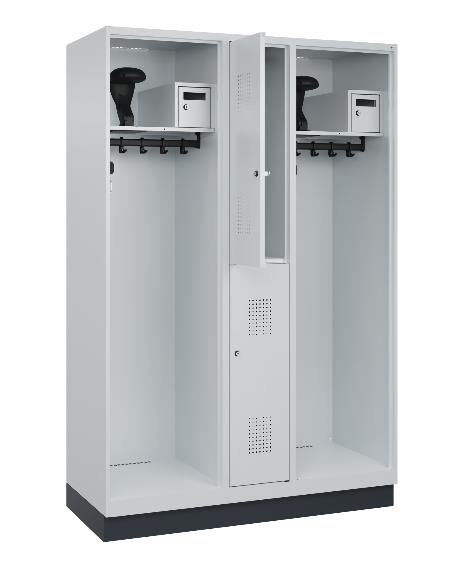 C+P Feuerwehrspind Maxi, 2 Fächer, 1850x1300x500mm