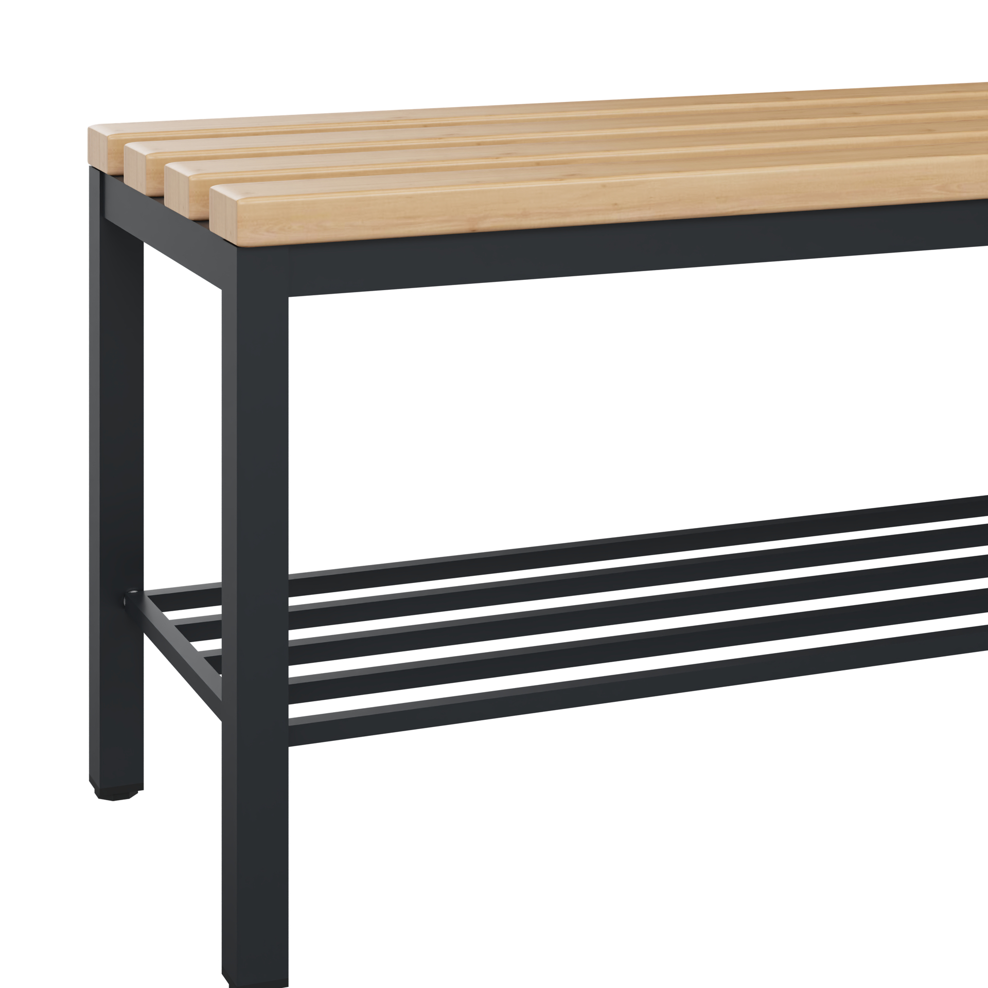 C+P Sitzbank Solid, 450x1000x358mm, 7021/Buche