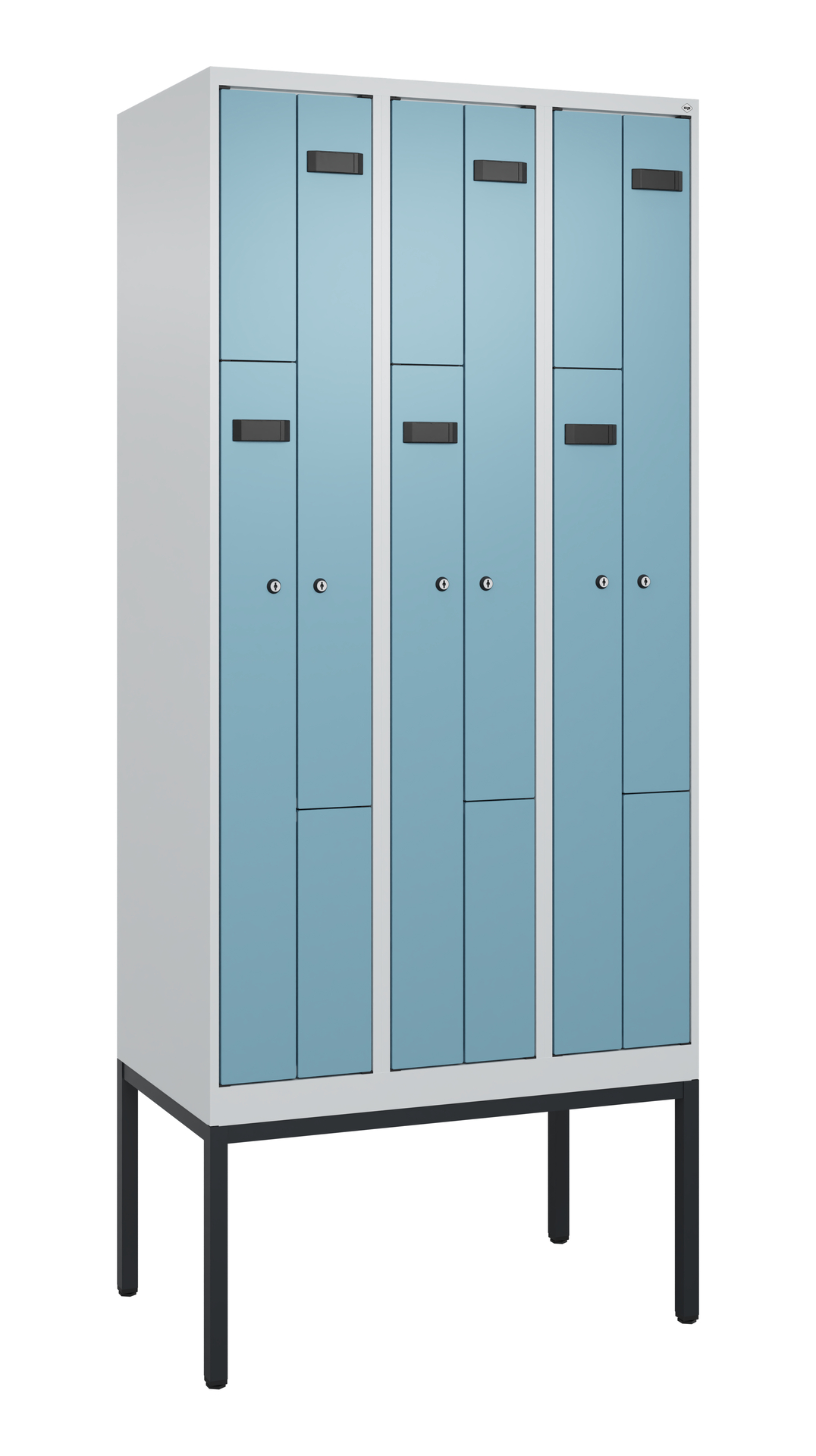 C+P Z-Spind Evolo PLUS, Gestell, 6 Fächer, 2120x90