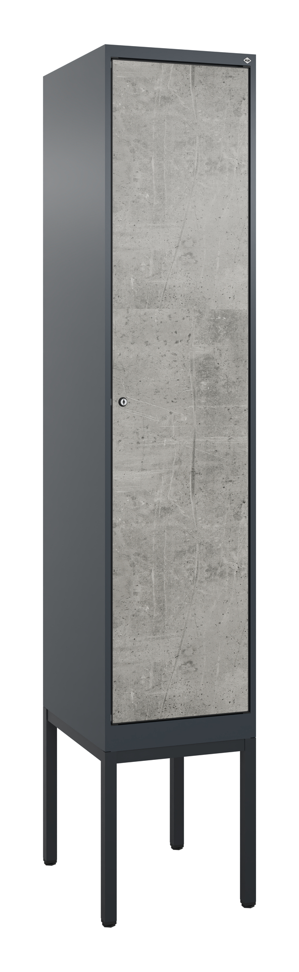 C+P Spind Evolo PLUS, Gestell, 1 Abteil, 2120x400x500mm