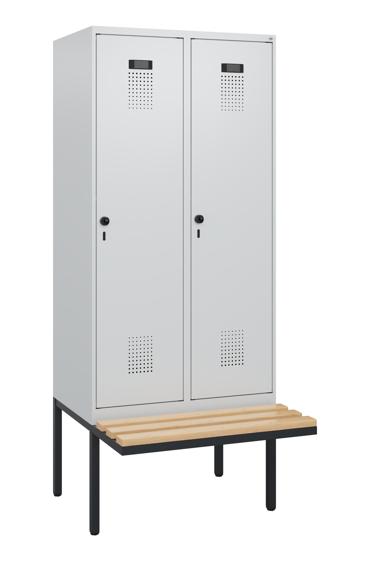 C+P Spind Evolo PLUS, Bank, 2 Abteile, 1950x800x81