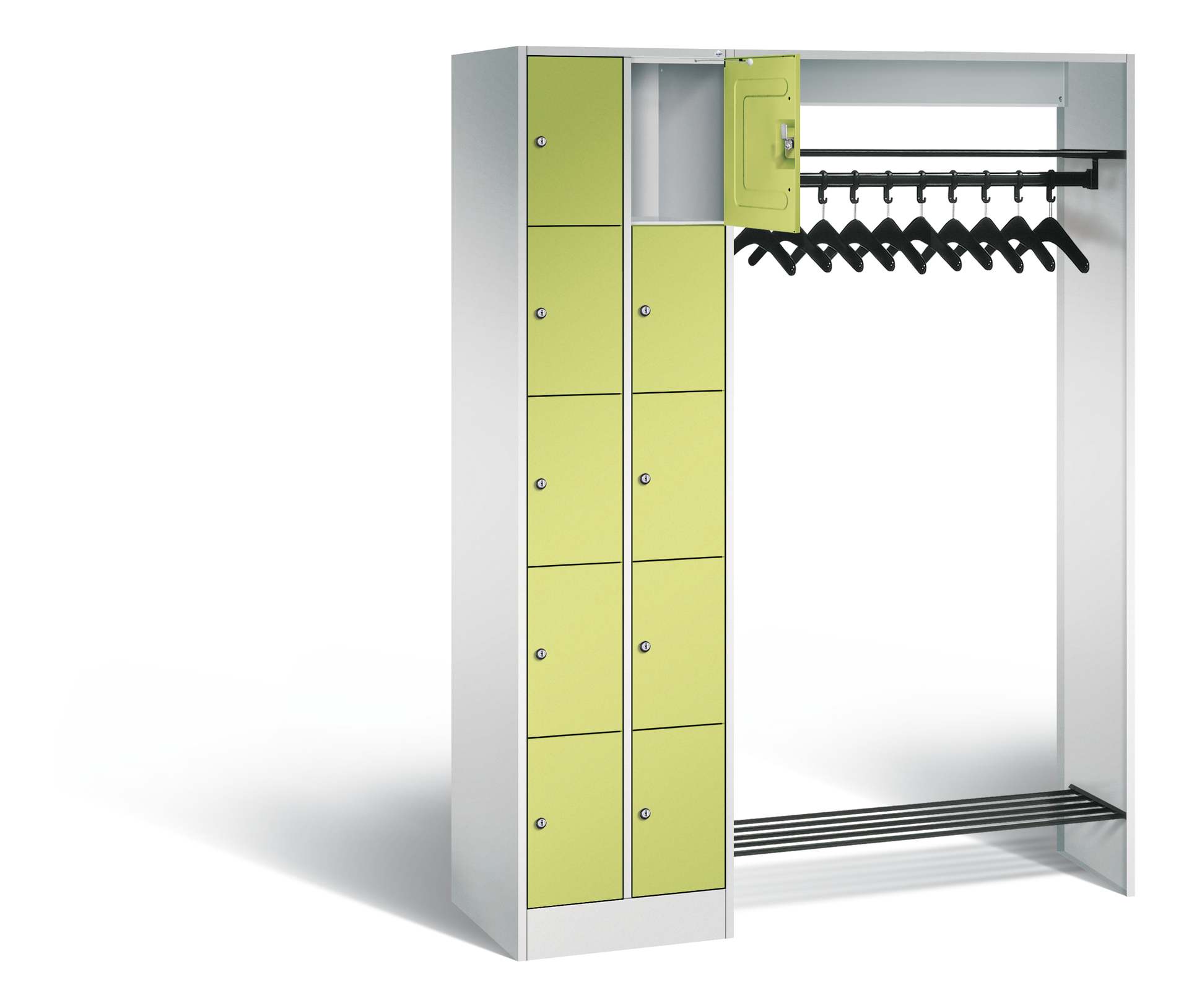 C+P Offene Garderobe, H1950xB1410xT480mm