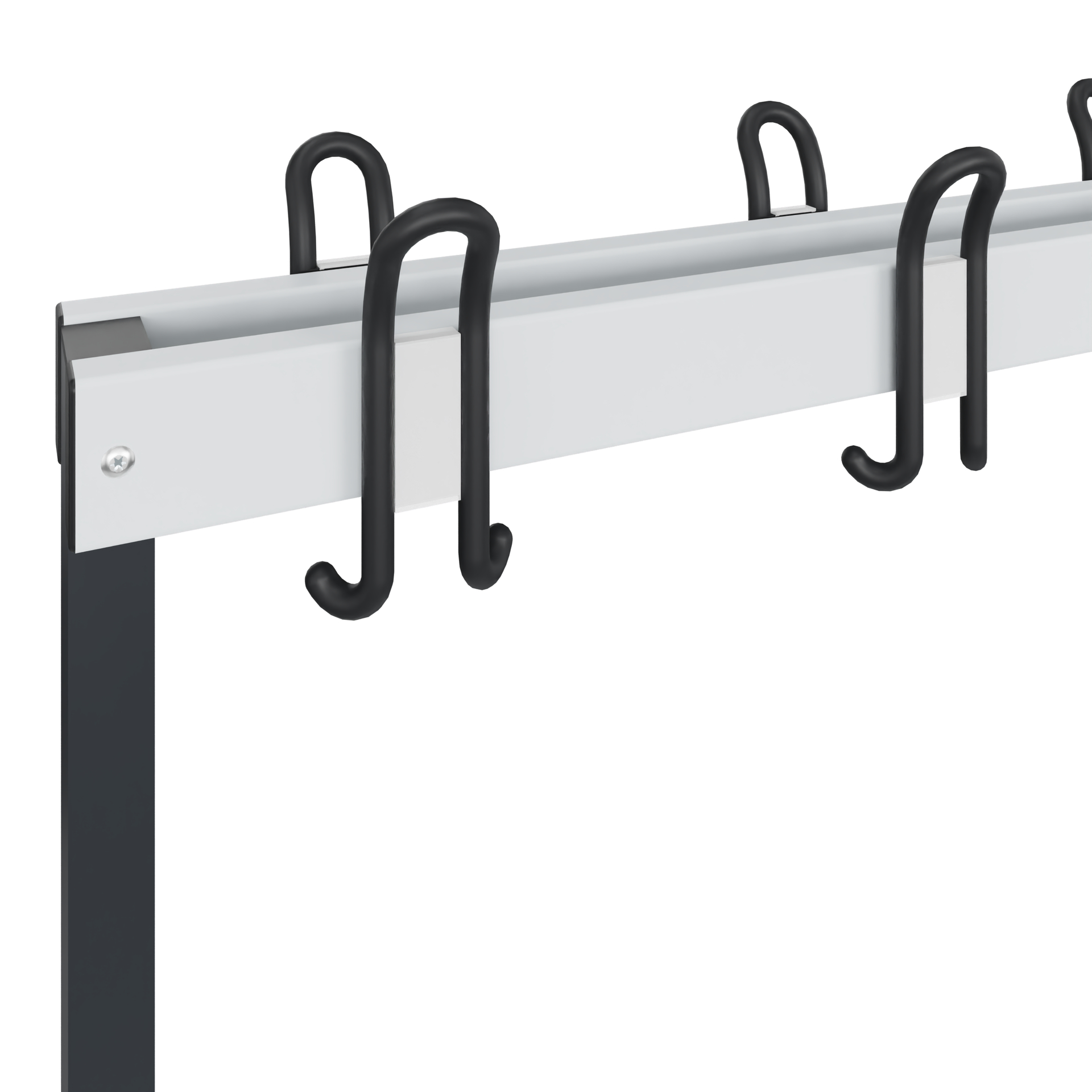 C+P Garderobenbank Solid, 1716x2000x770mm, 7021/Lichtgrau