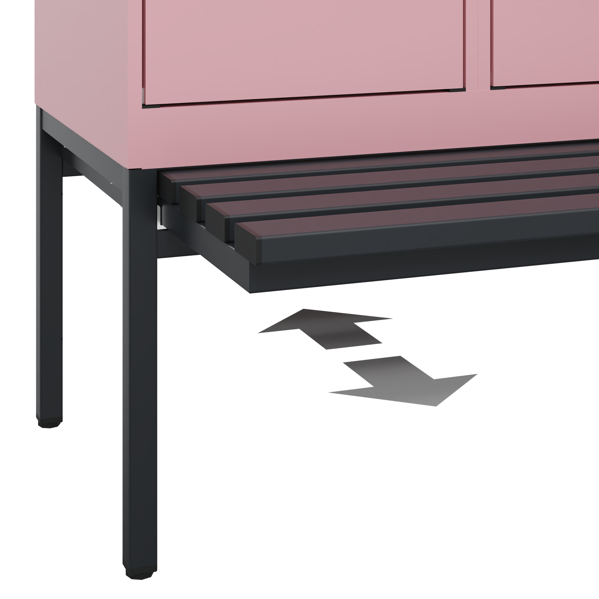 C+P Spind Evolo PLUS, Bank, 1 Abteil, 2120x400x815mm