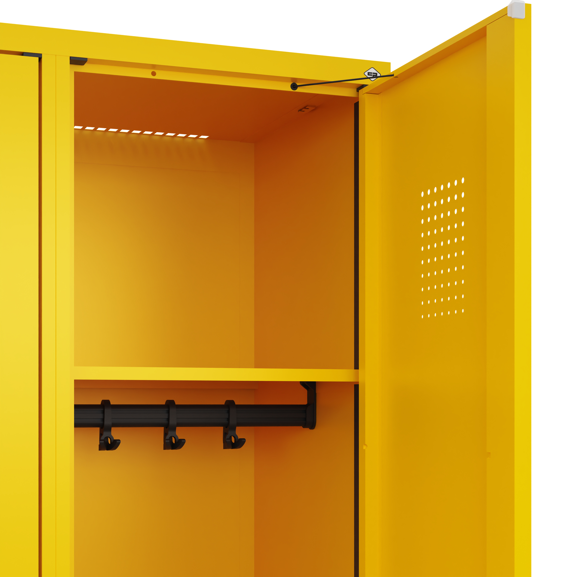 C+P Spind Evolo PLUS, Bank, 2 Abteile, 1950x800x815mm