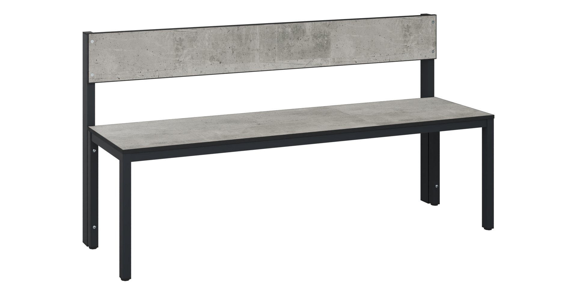 C+P Sitzbank Solid HPL, 774x1500x412mm, 7021/VK427