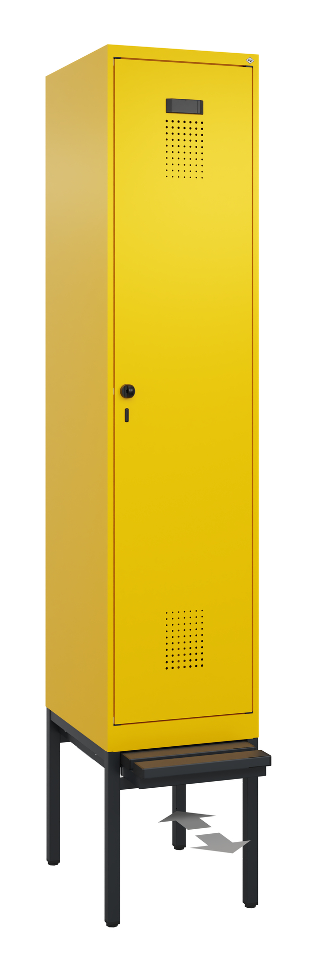 C+P Spind Evolo PLUS, Bank, 1 Abteil, 2120x400x815mm