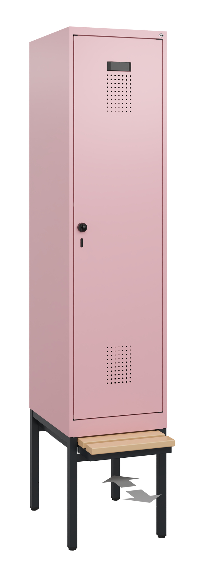 C+P Spind Evolo PLUS, Bank, 1 Abteil, 1950x400x815mm