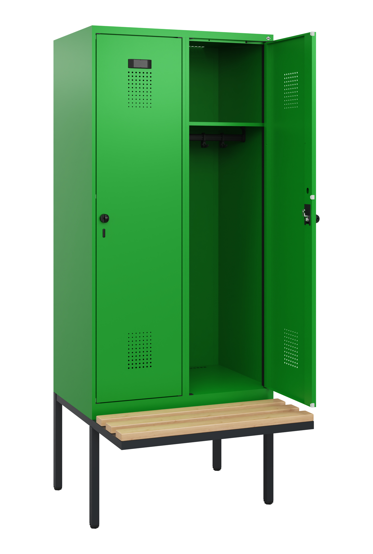 C+P Spind Evolo PLUS, Bank, 2 Abteile, 1950x800x81