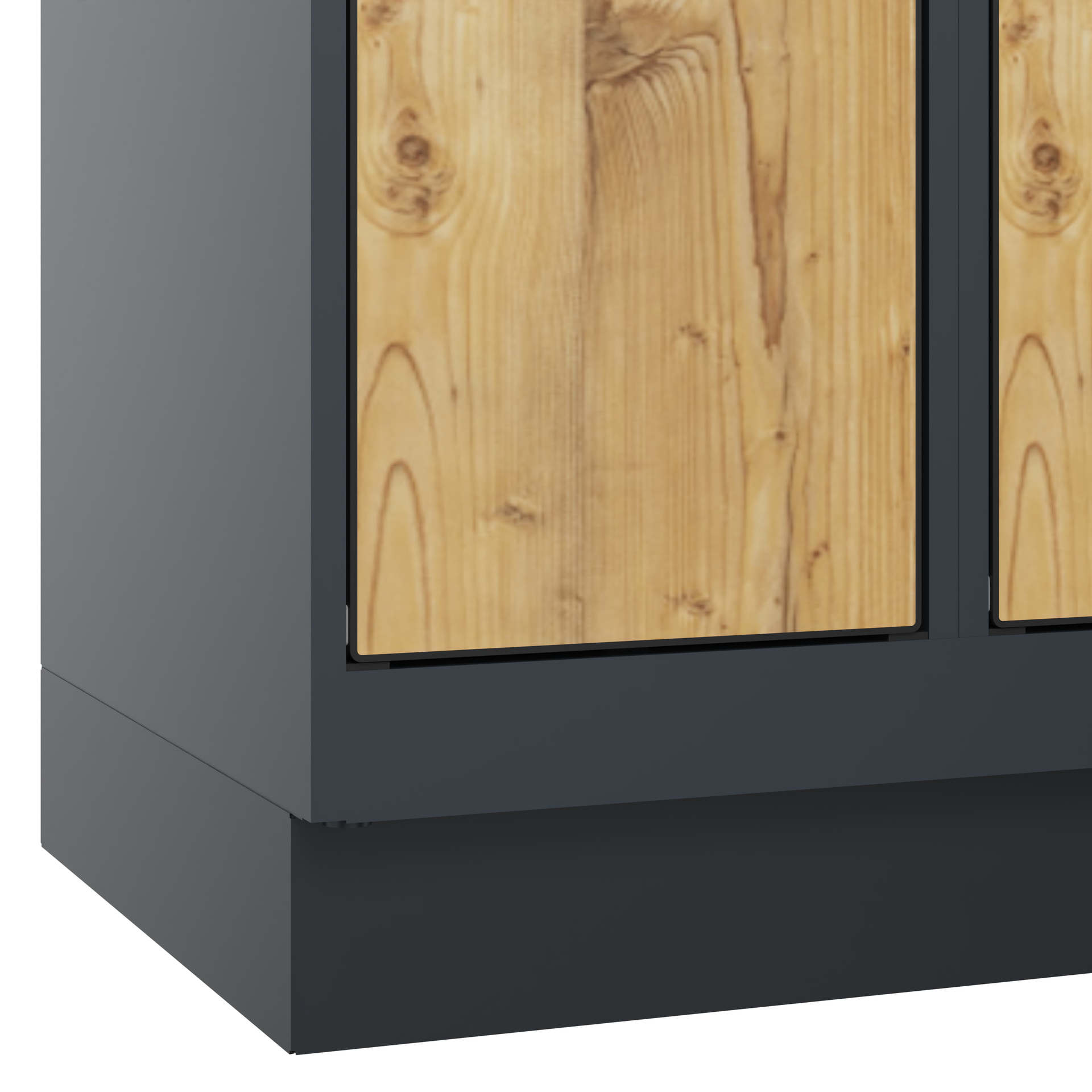 C+P Schlie�fachschrank Evolo PLUS, Sockel, 3 F�cher, 1950x300x500mm