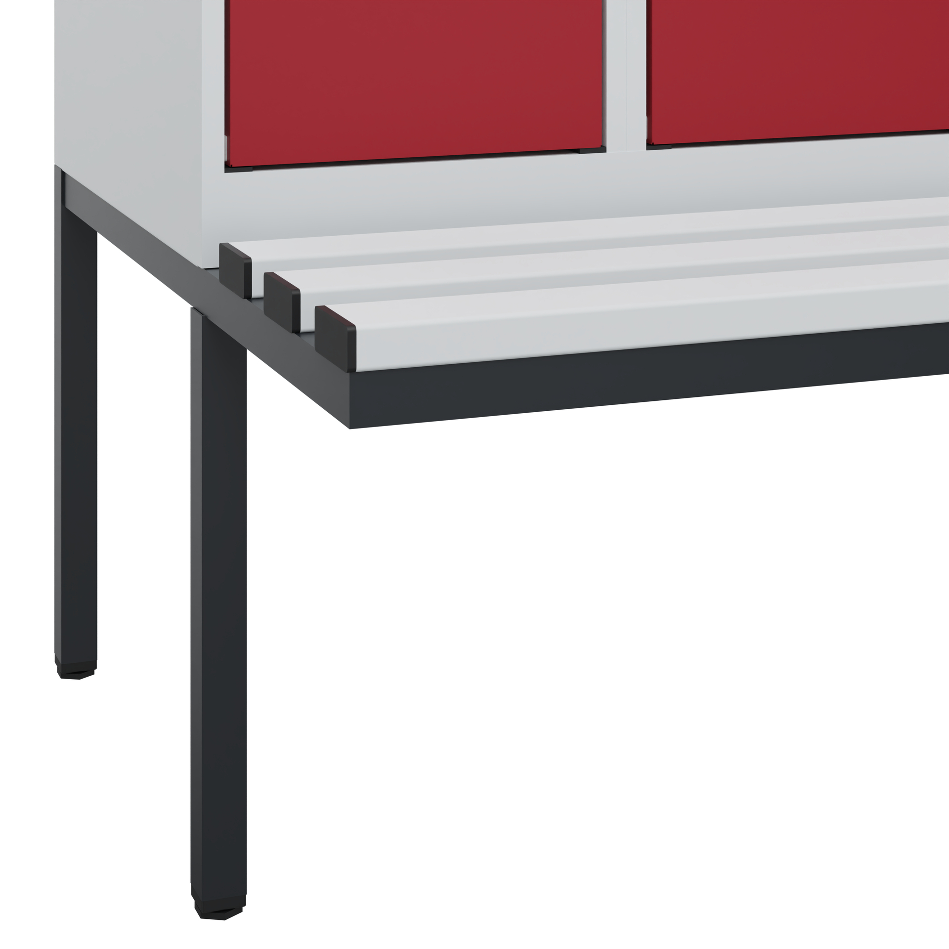 C+P Spind Evolo PLUS, Bank, 3 Abteile, 2120x900x81