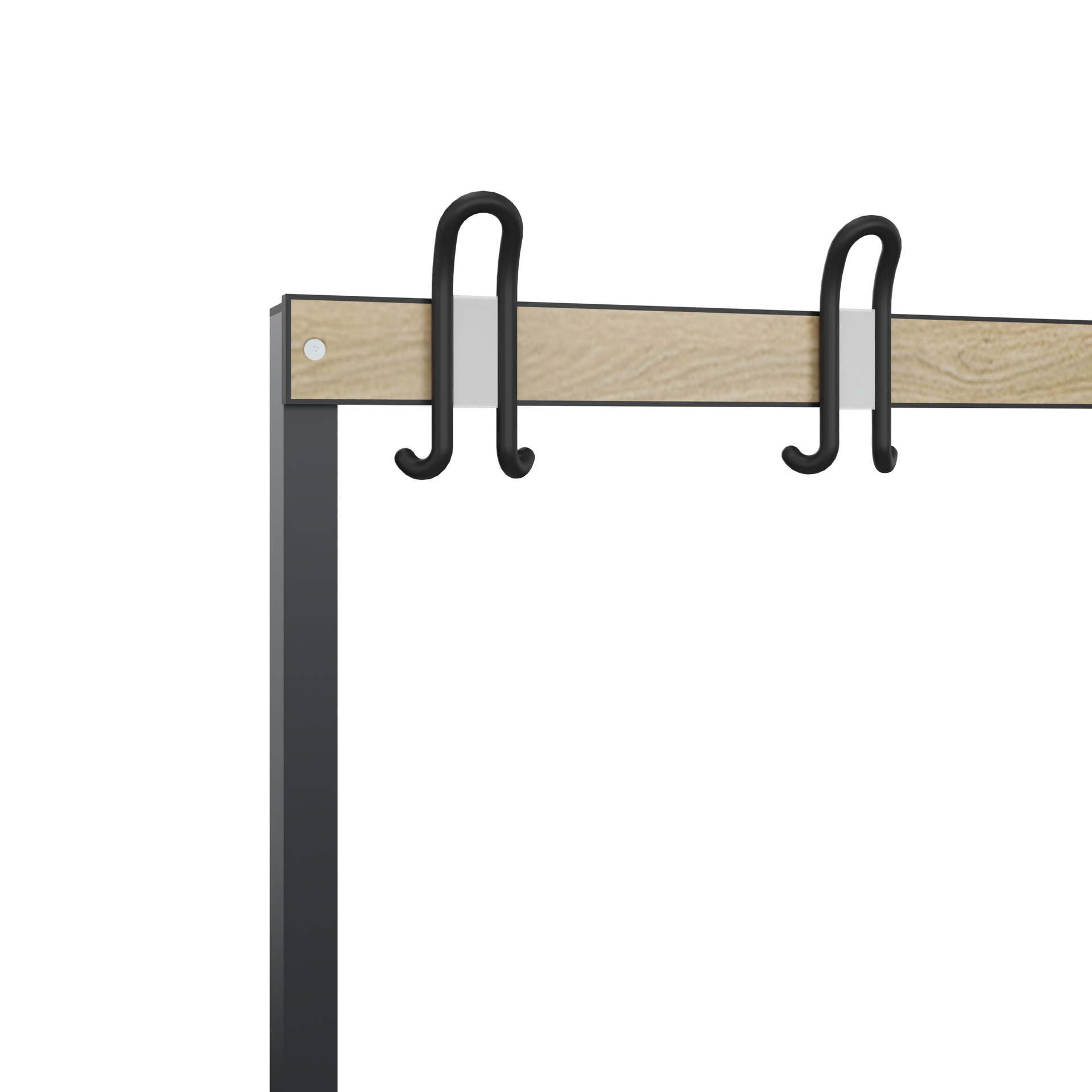 C+P Garderobenteil, 1716x2000x144mm, 7021/VK032