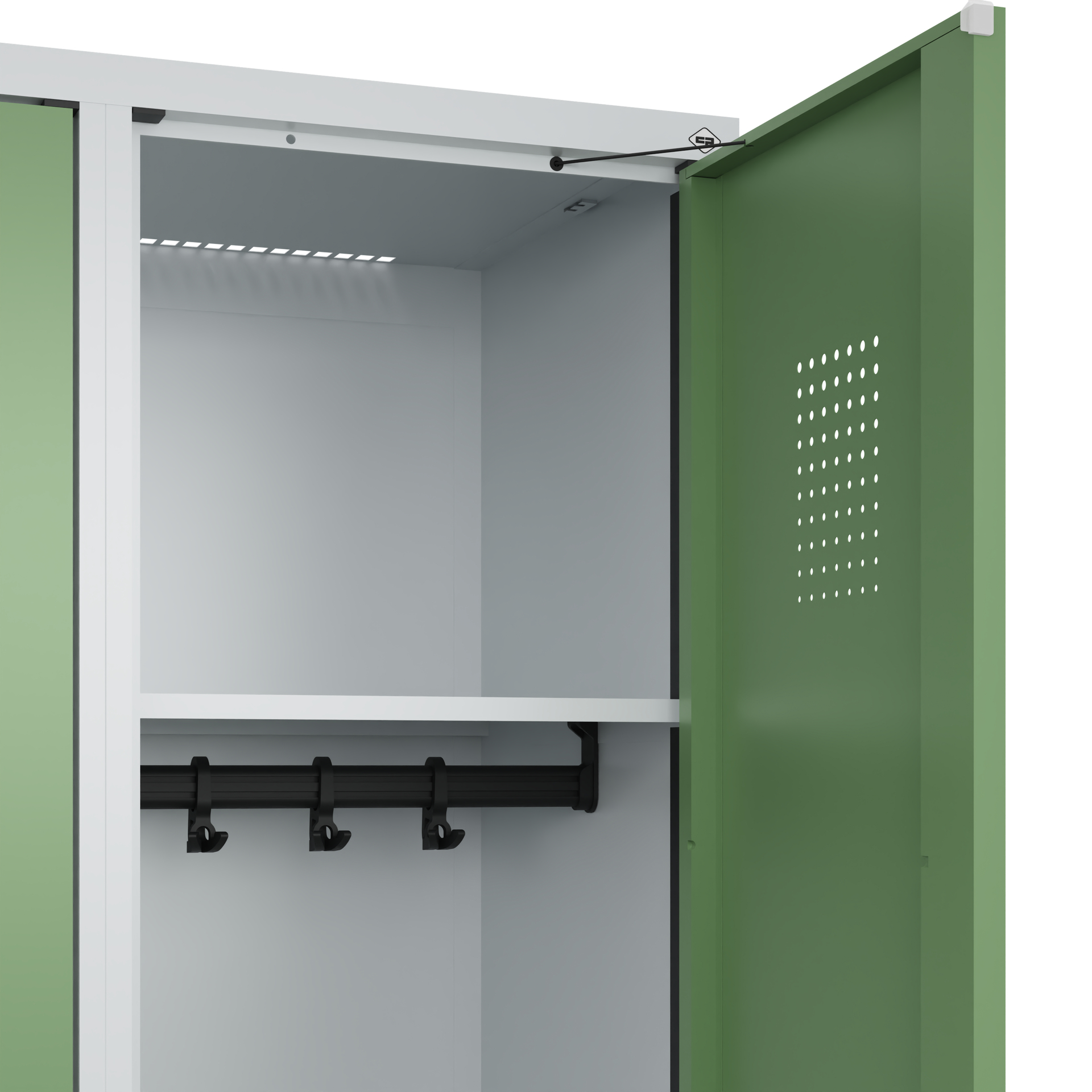 C+P Spind Evolo PLUS, Bank, 1 Abteil, 2120x400x815mm