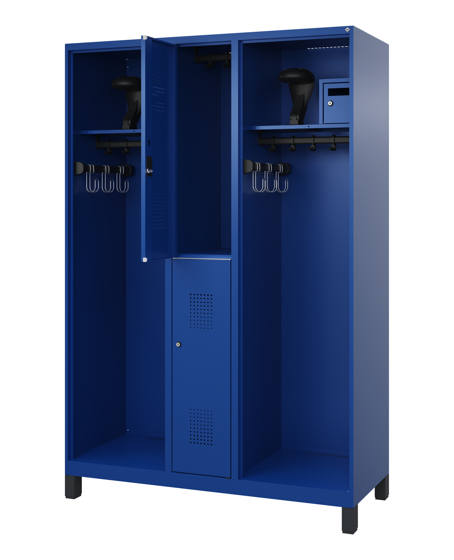 C+P Feuerwehrspind Maxi, 2 Fächer, 1850x1300x500mm