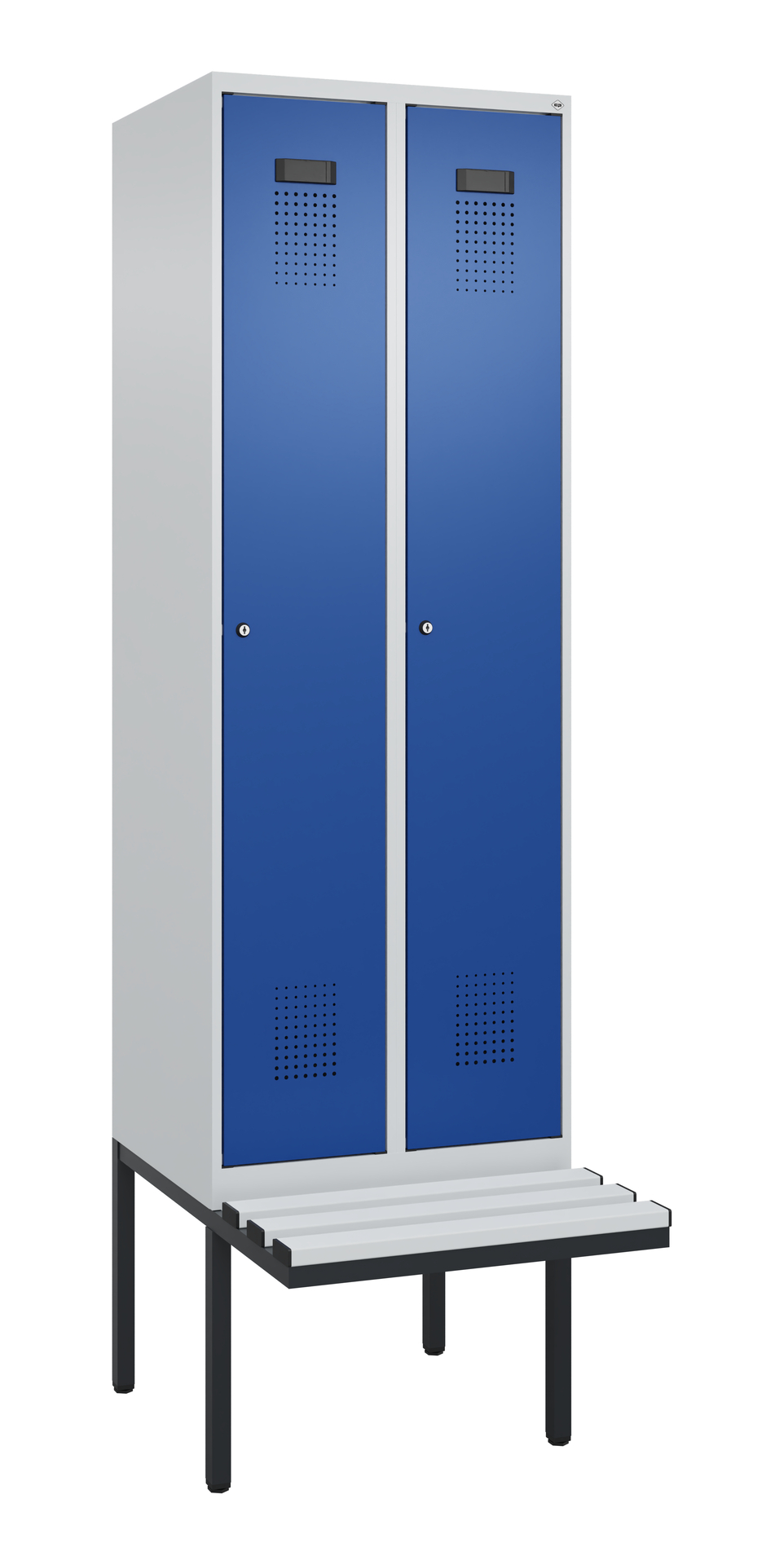 C+P Spind Evolo PLUS, Bank, 2 Abteil, 2120x600x815