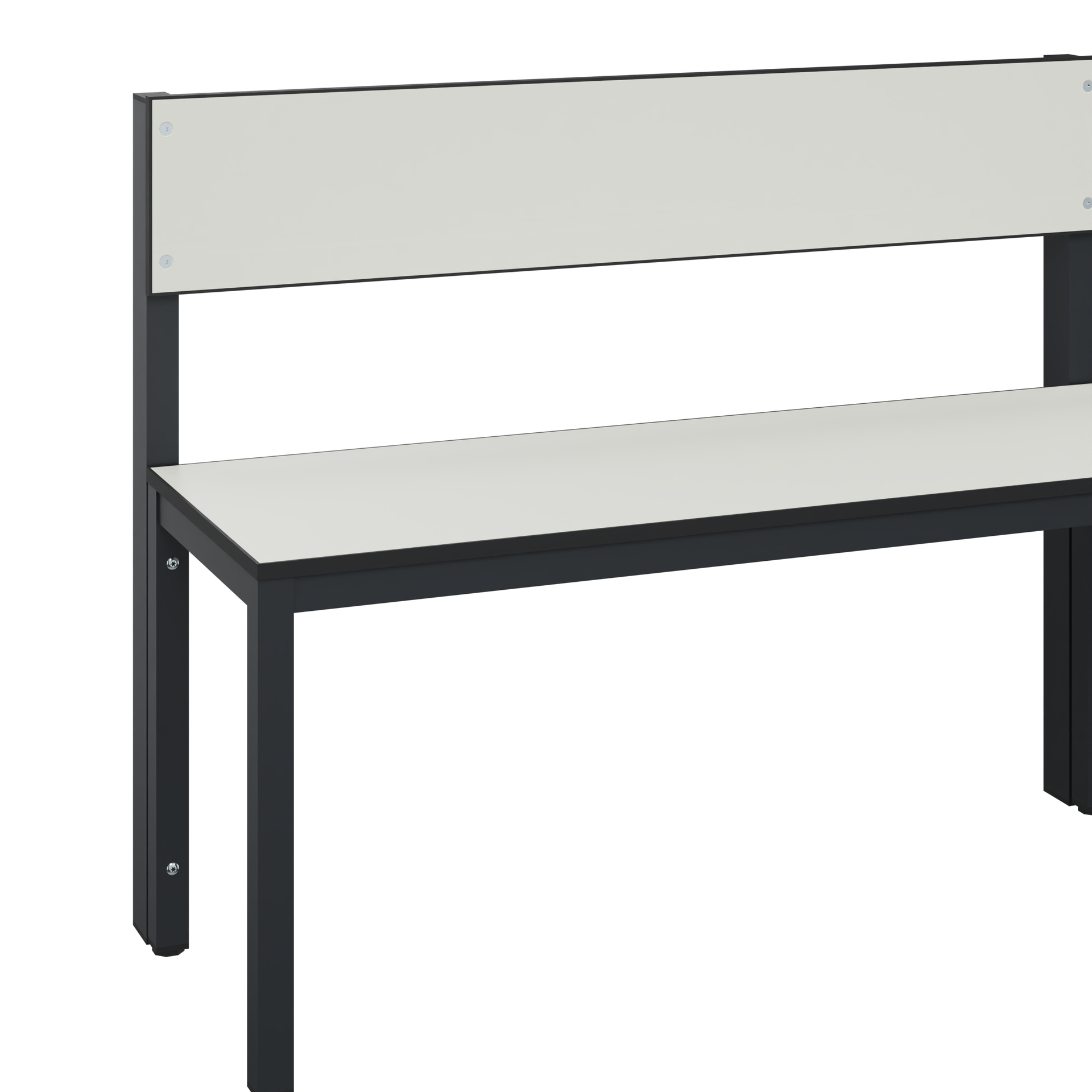 C+P Sitzbank Solid HPL, 774x1000x412mm, 7021/VK741