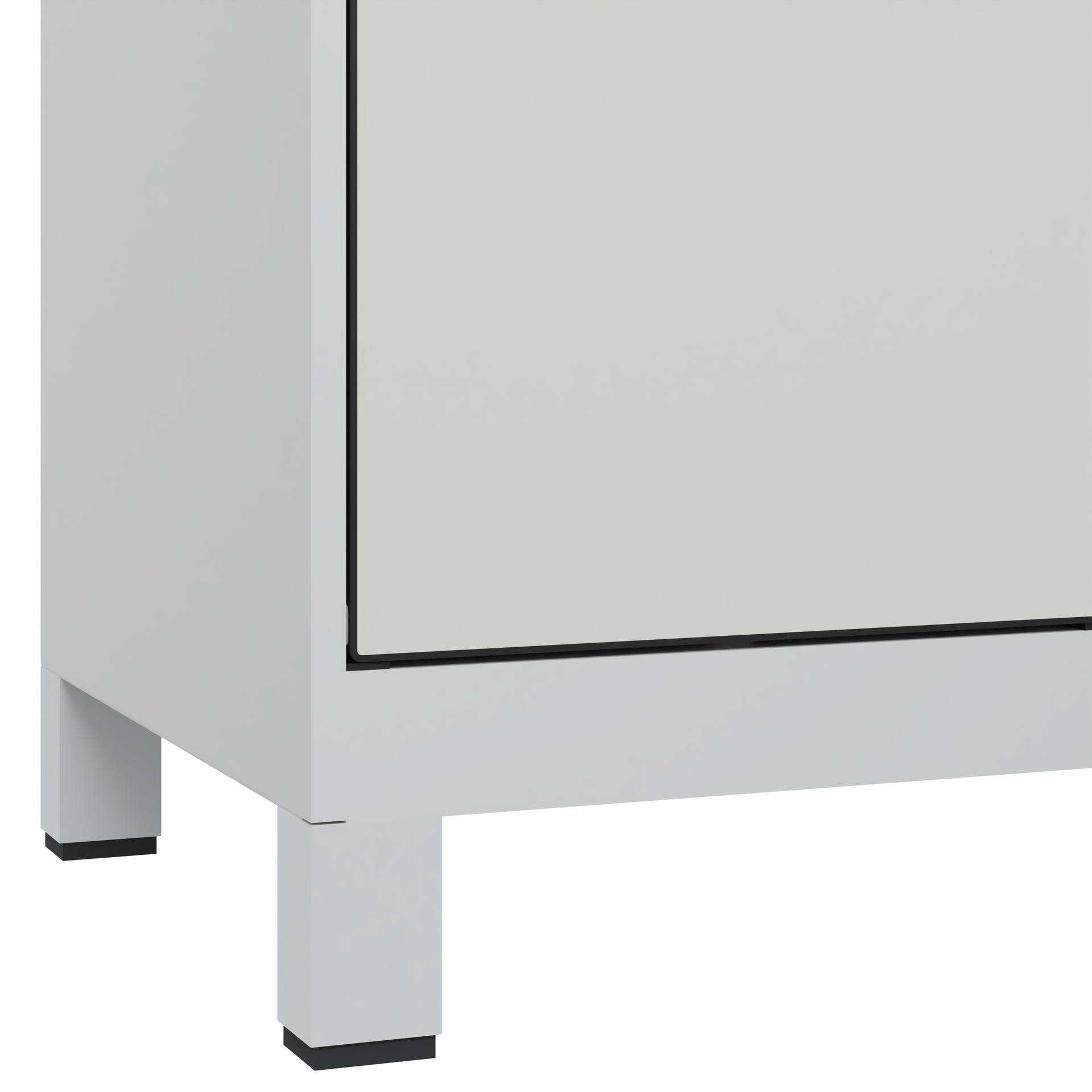 C+P Doppelst�ckiger Spind Evolo PLUS, 2 F�cher, 1950x400x500mm