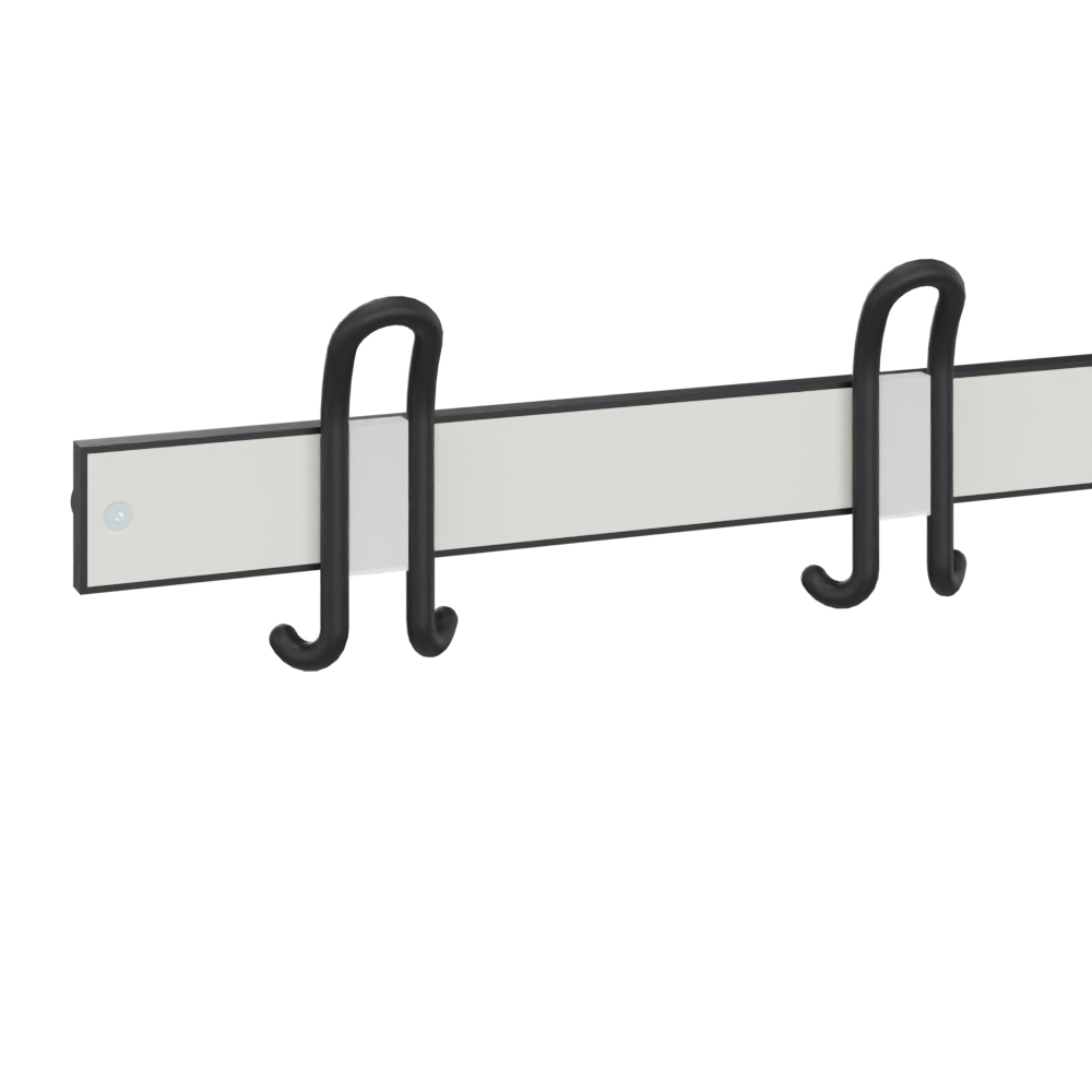 C+P Wandgarderobe Solid HPL, 160x1000x46mm