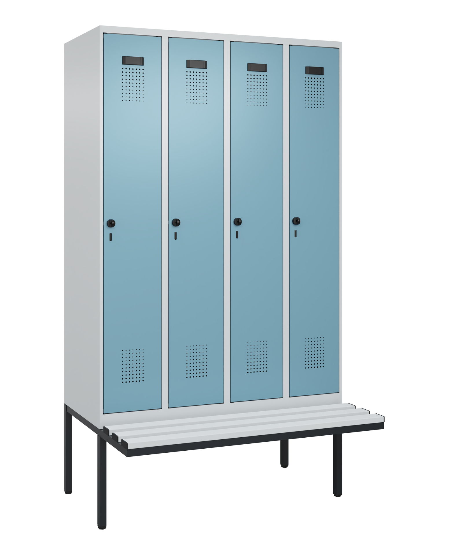 C+P Spind Evolo PLUS, Bank, 4 Abteile, 2120x1200x8