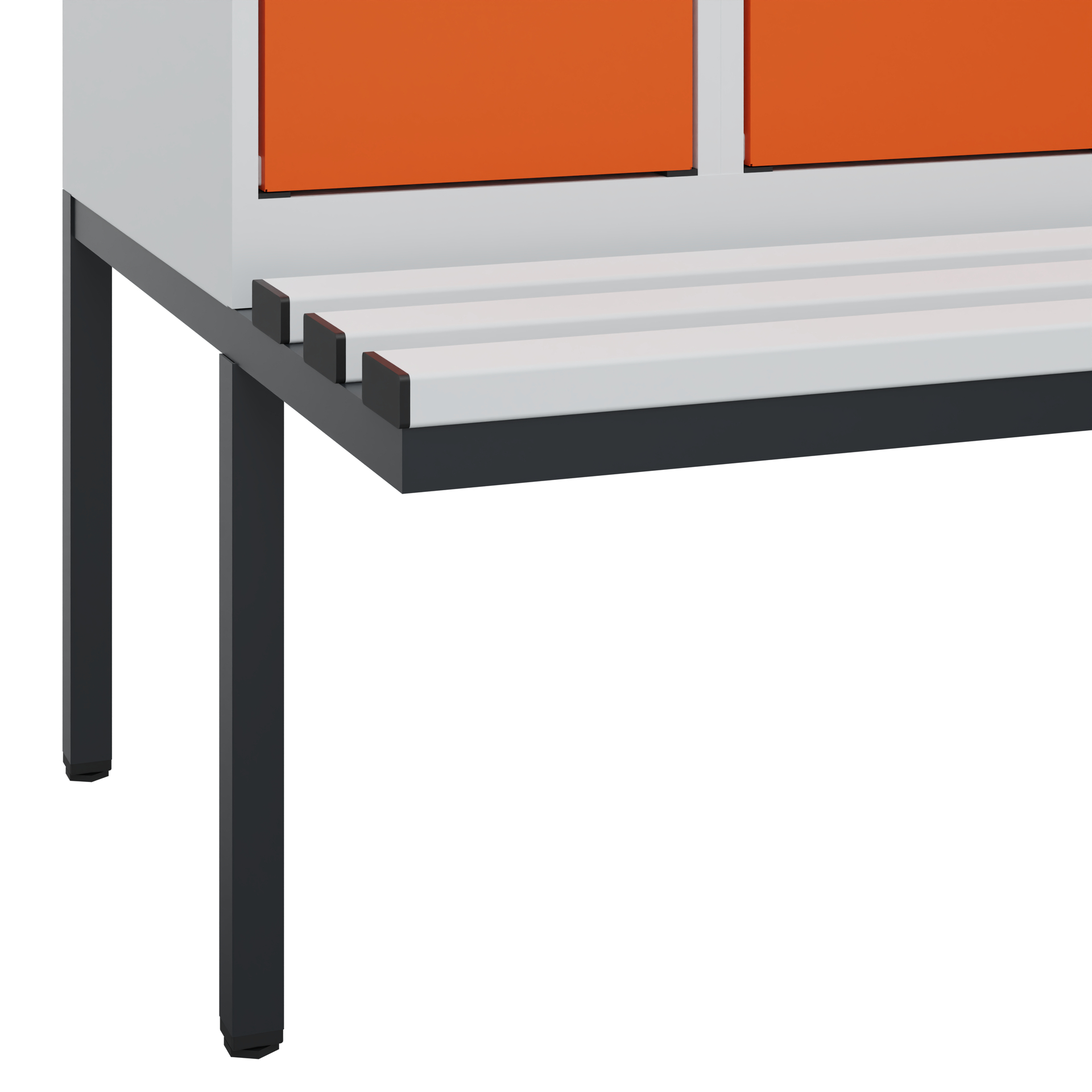 C+P Spind Evolo PLUS, Bank, 4 Abteile, 2120x1200x8