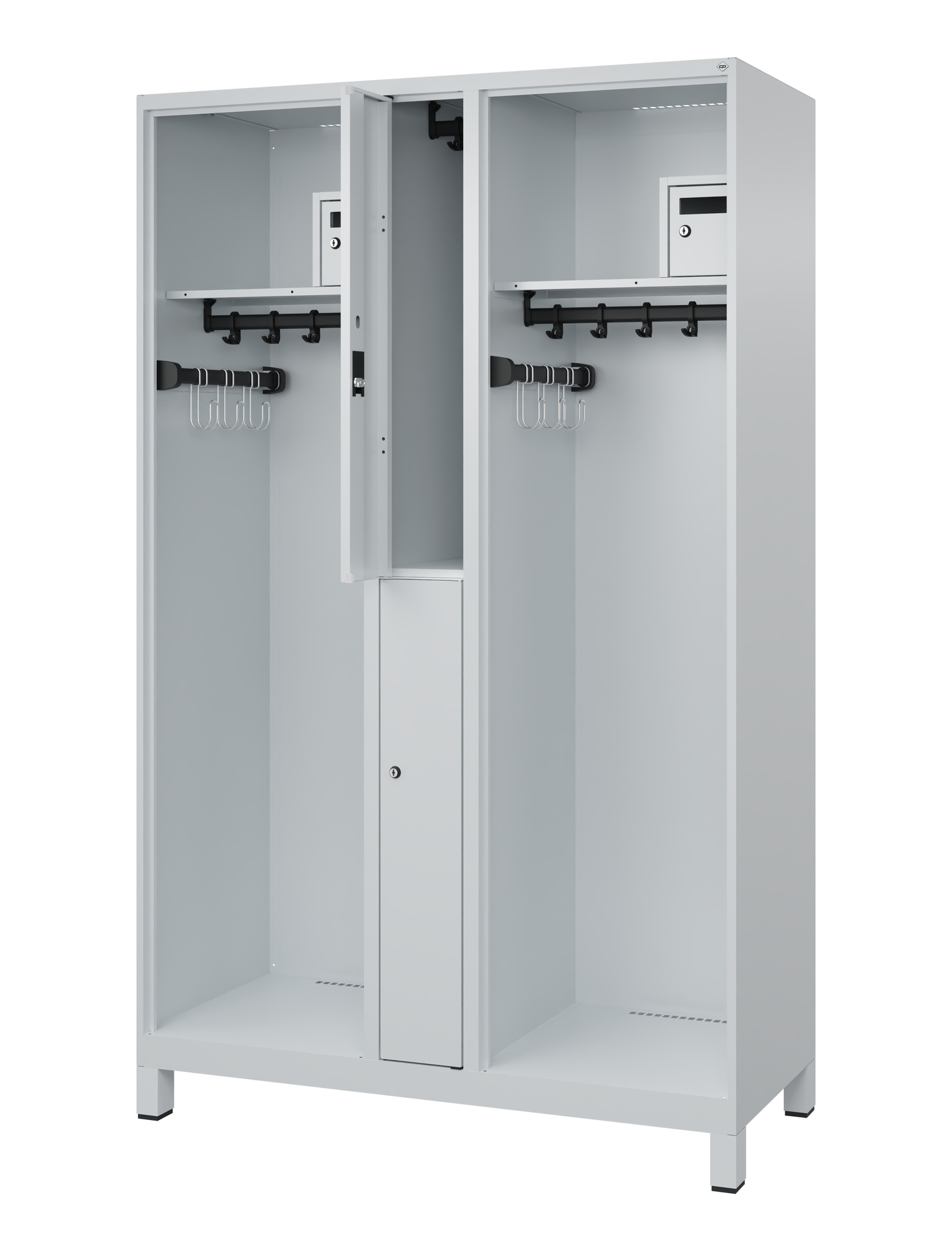 C+P Feuerwehrspind Maxi, 2 Fächer, 1850x1200x500mm
