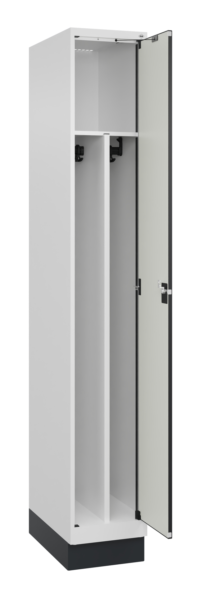 C+P Spind Evolo PLUS, Sockel, 1 Abteil, 1950x300x500mm