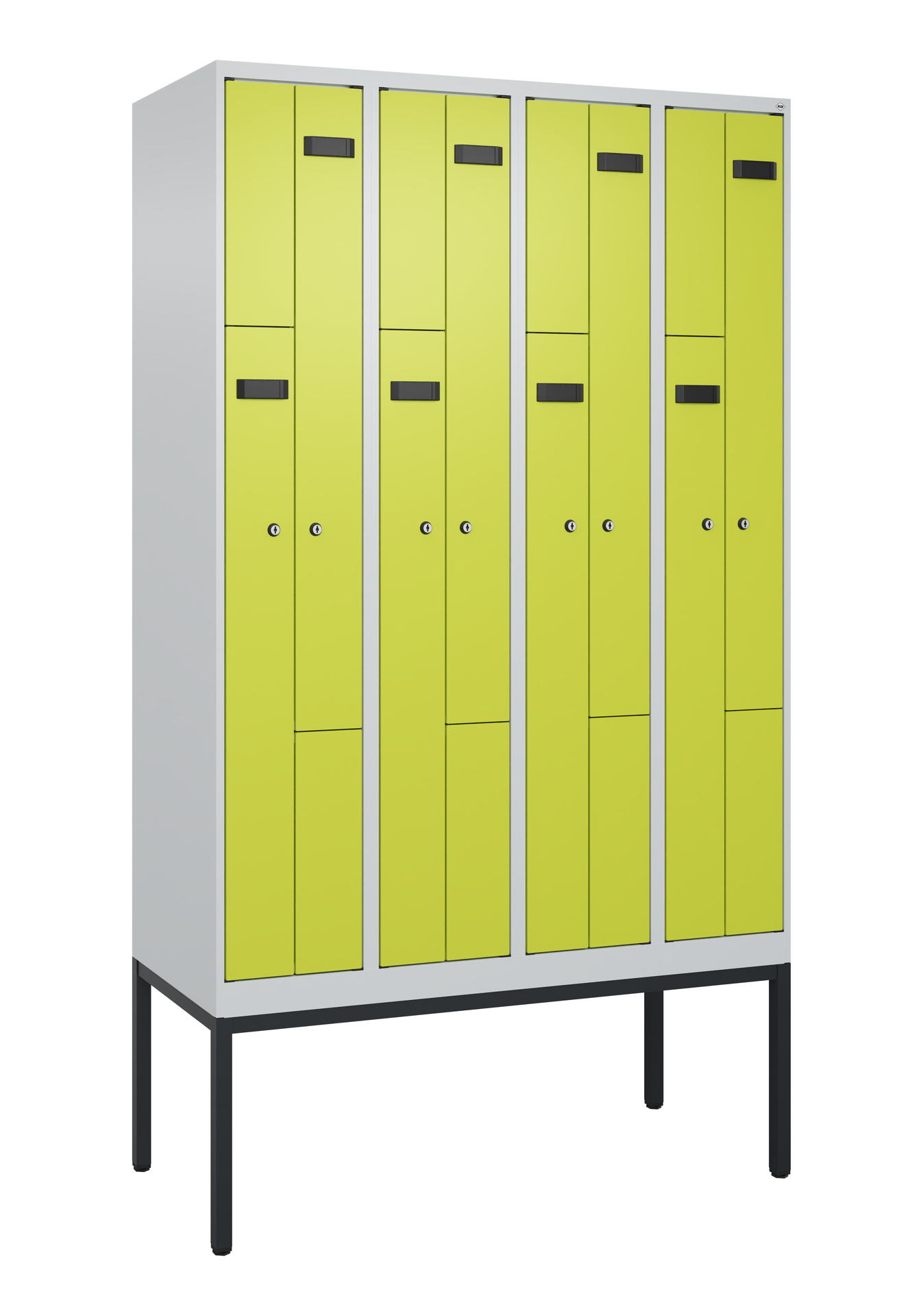 C+P Z-Spind Evolo PLUS, Gestell, 8 Fächer, 2120x12