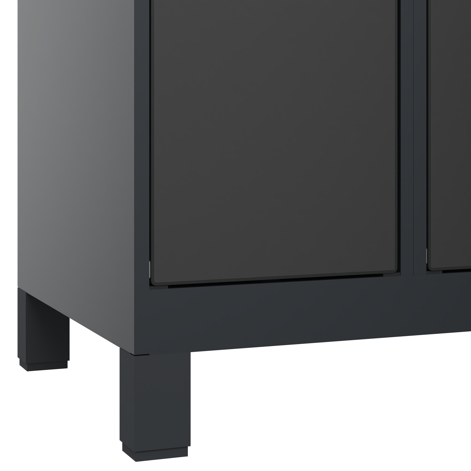 C+P Schlie�fachschrank Evolo PLUS, F��e, 4 F�cher, 1950x300x500mm