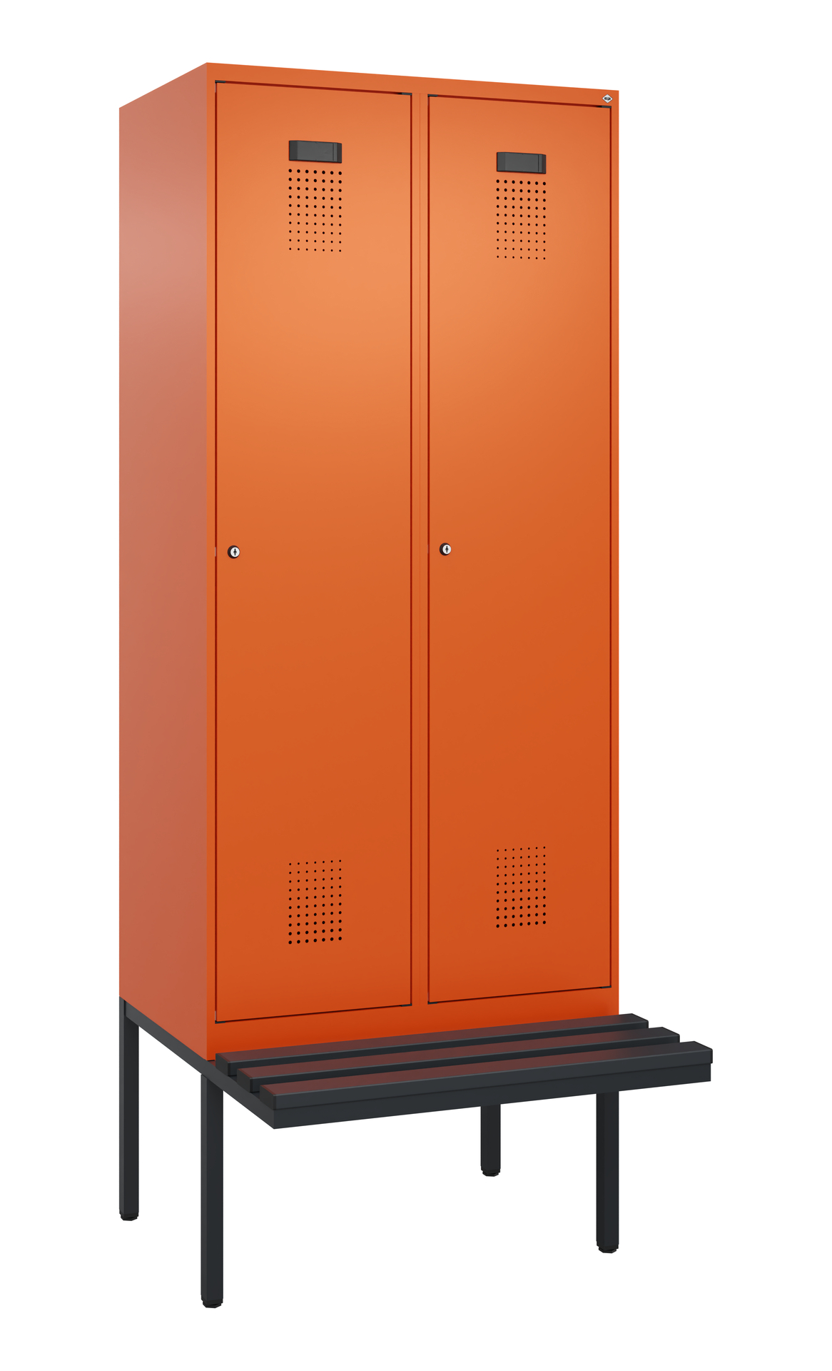 C+P Spind Evolo PLUS, Bank, 2 Abteile, 2120x800x81