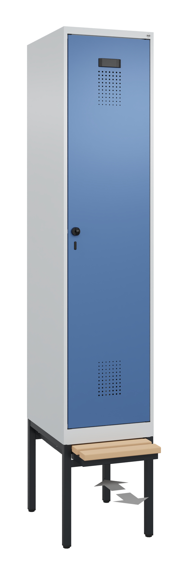 C+P Spind Evolo PLUS, Bank, 1 Abteil, 2120x400x815mm