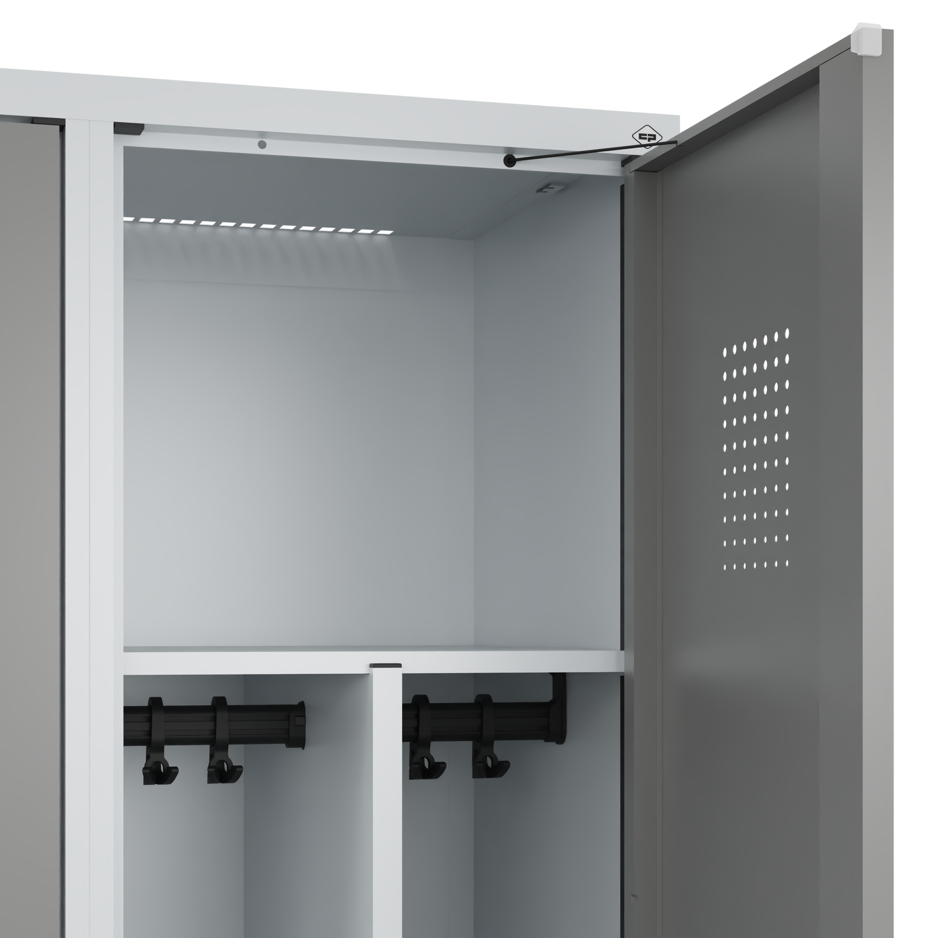 C+P Spind Evolo PLUS, Bank, 1 Abteil, 2120x400x815mm