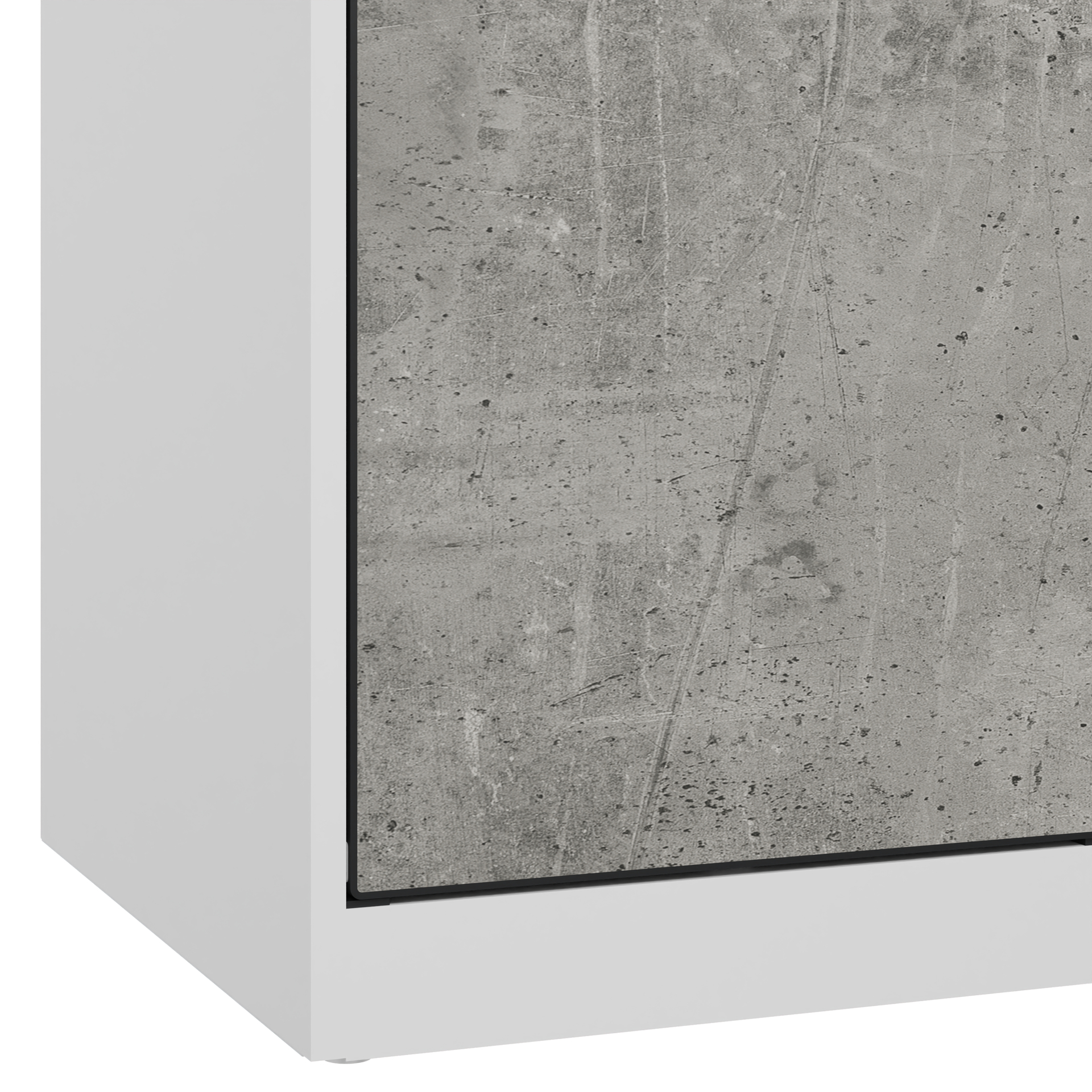 C+P Schlie�fachschrank Evolo PLUS, 3 F�cher, 1850x400x500mm