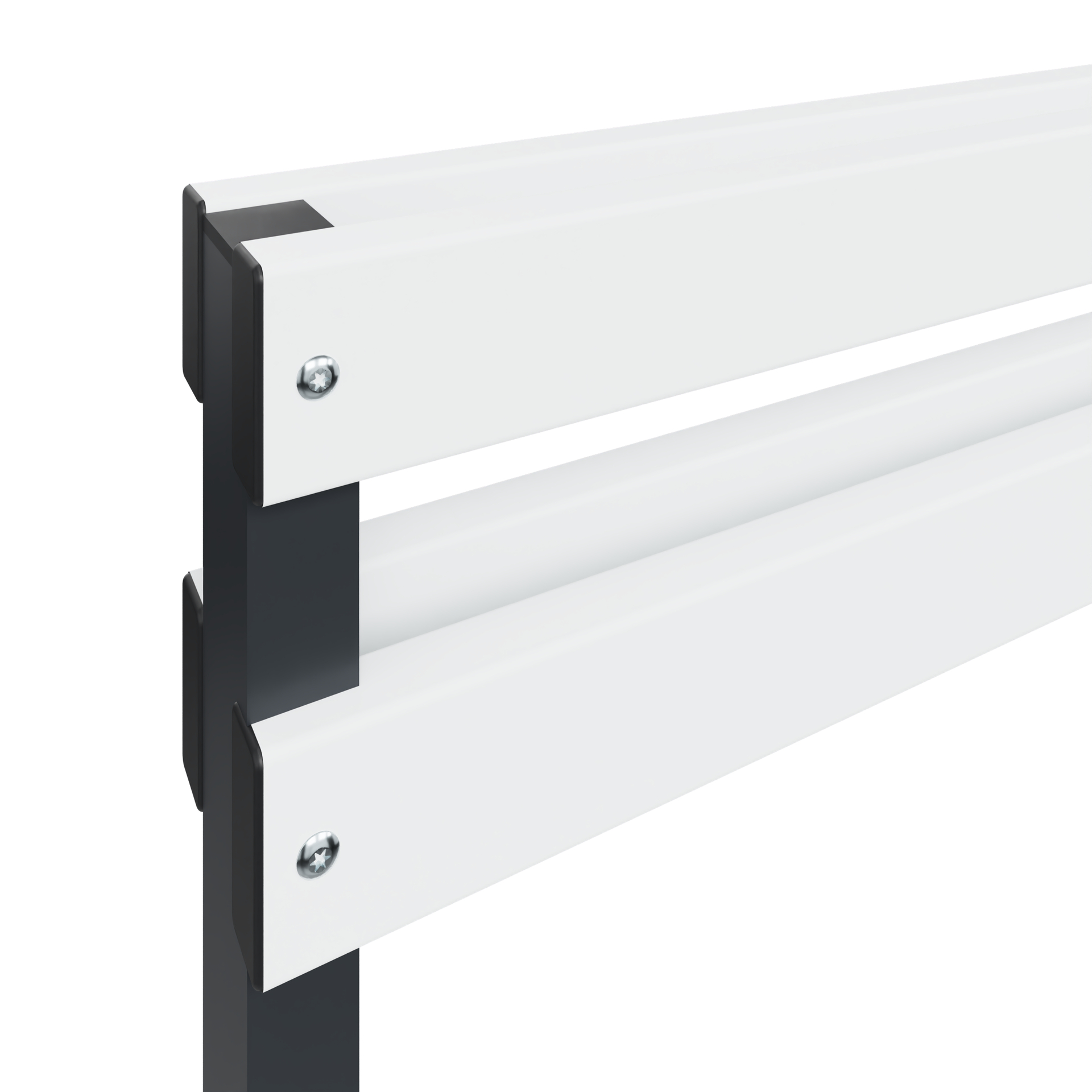 C+P Rückenlehne Solid, 774x2000x102mm, 7021/Weiß