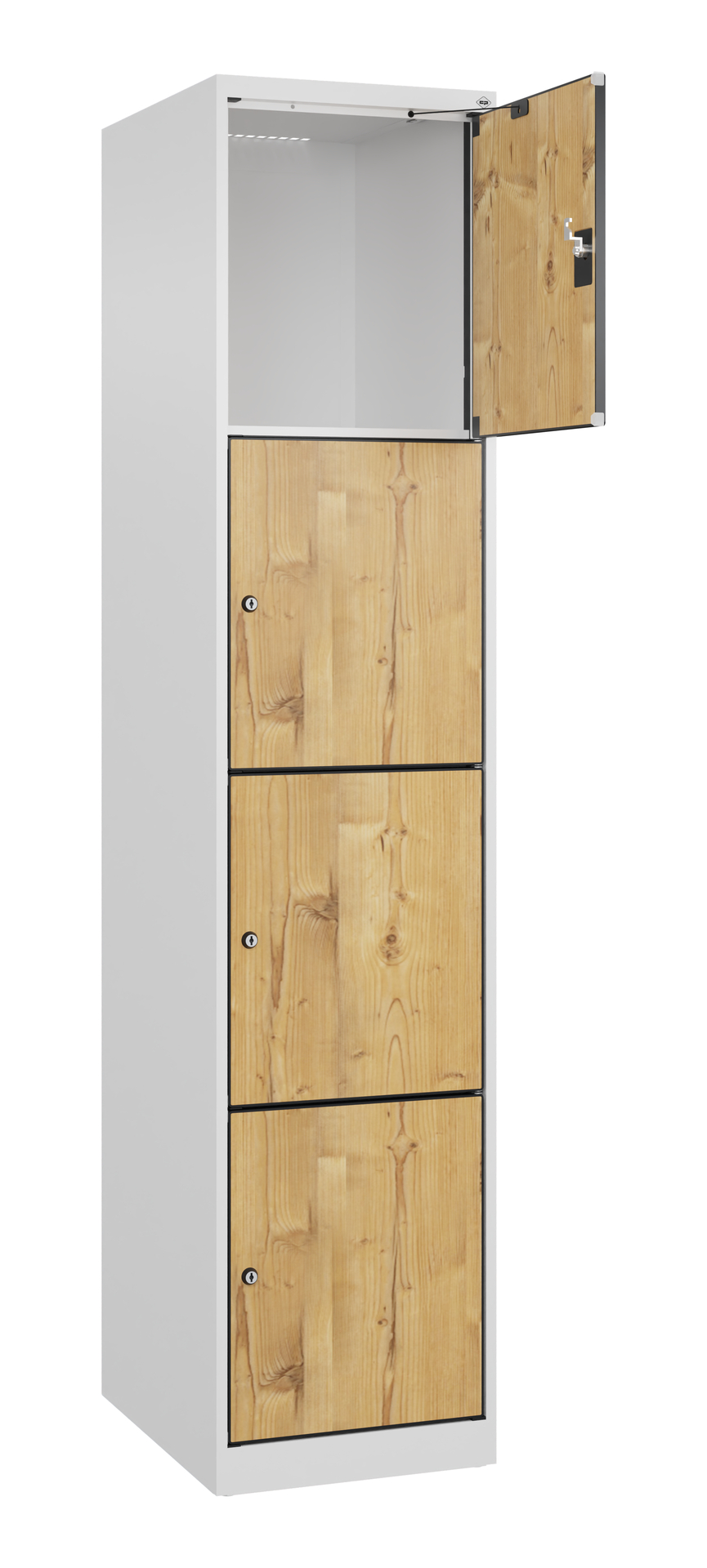 C+P Schlie�fachschrank Evolo PLUS, 4 F�cher, 1850x400x500mm