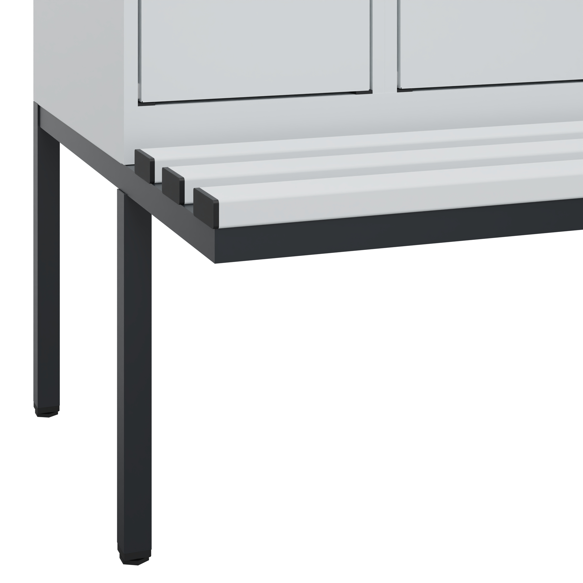 C+P Spind Evolo PLUS, Bank, 2 Abteil, 2120x600x815