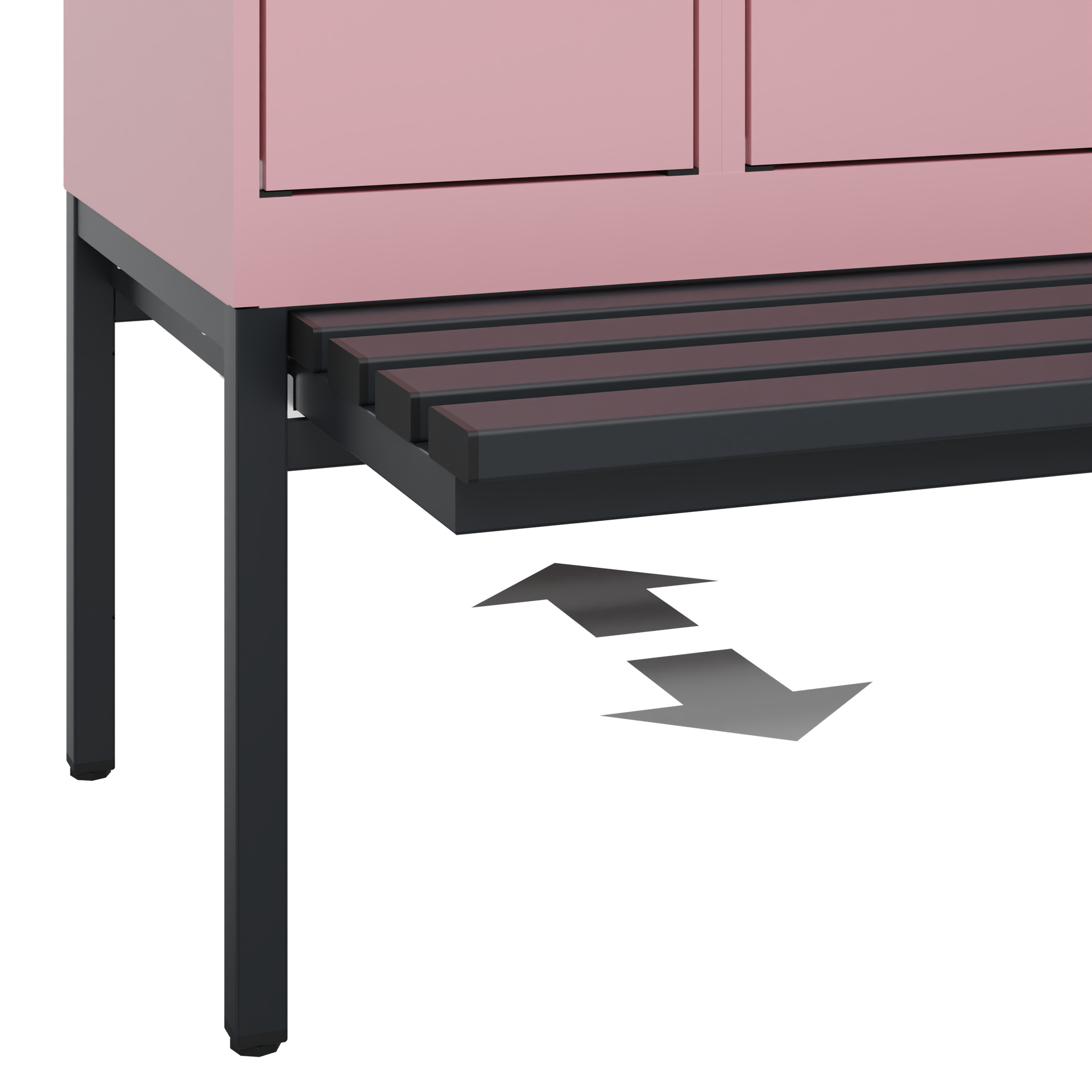 C+P Spind Evolo PLUS, Bank, 3 Abteile, 1950x900x815mm